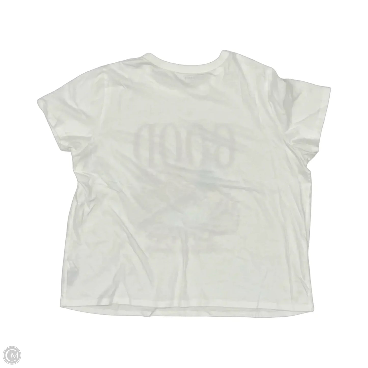 Top Short Sleeve By Old Navy In White, Size: Xl