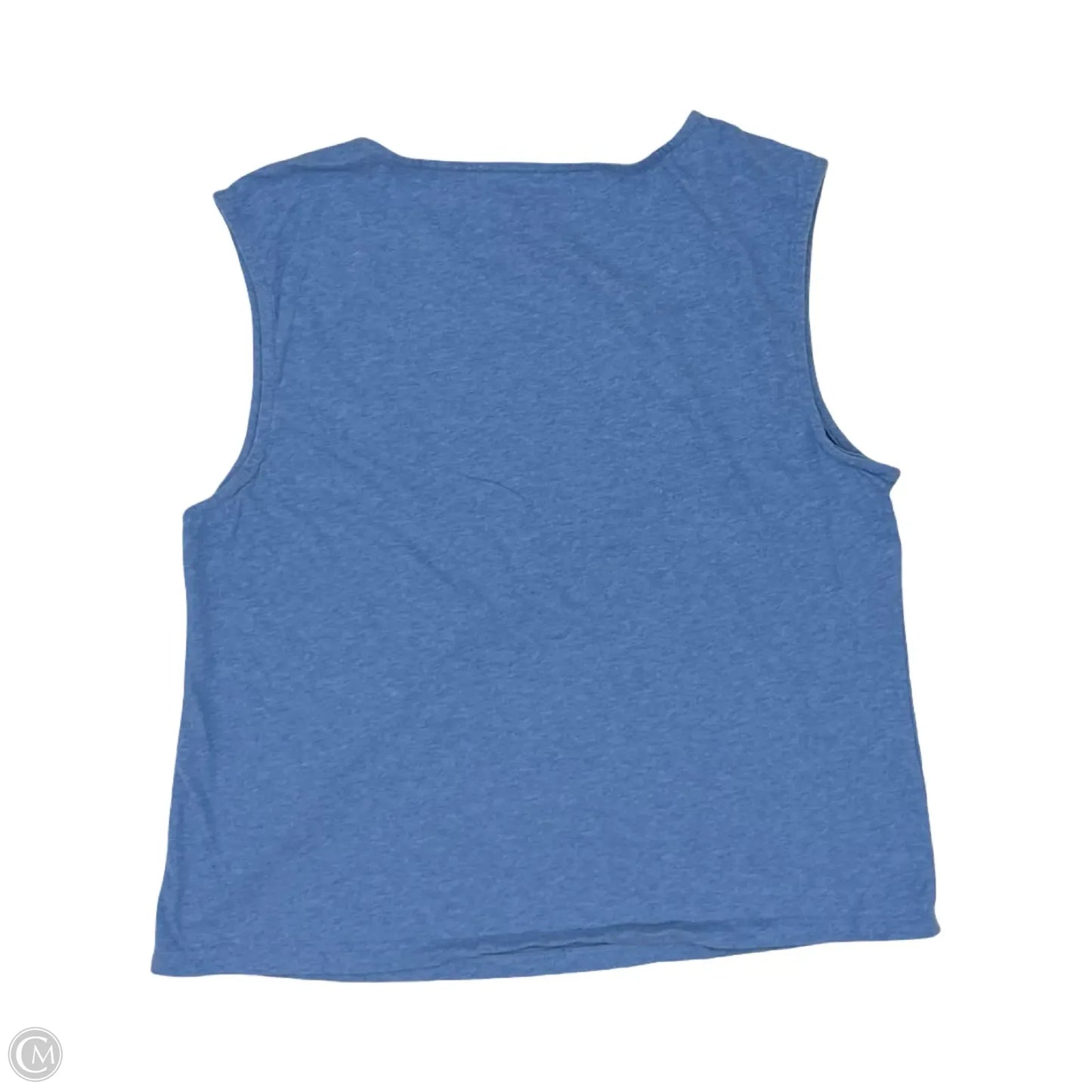 Top Sleeveless By Talbots In Blue, Size: Xl
