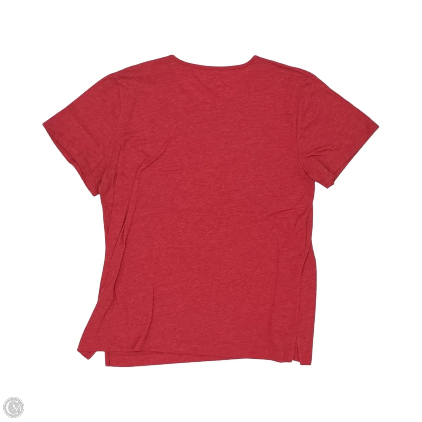Athletic Top Short Sleeve By Clothes Mentor In Red, Size: Xl