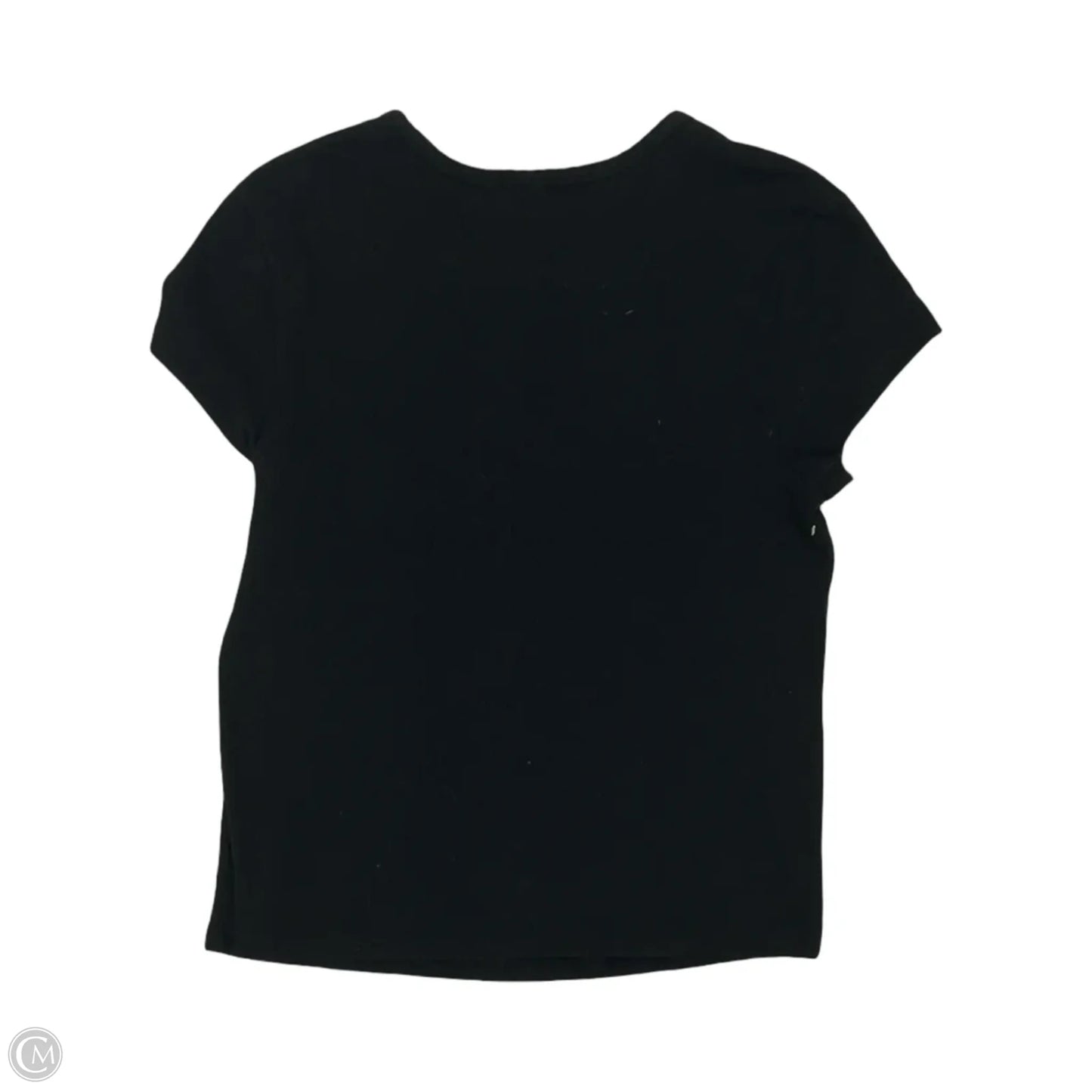 Top Short Sleeve By Universal Thread In Black, Size: L