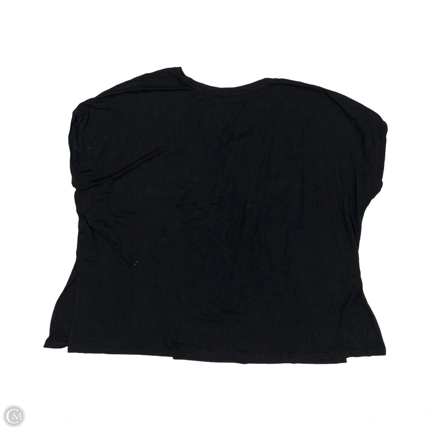 Top Short Sleeve Basic By Tahari In Black, Size: 3x