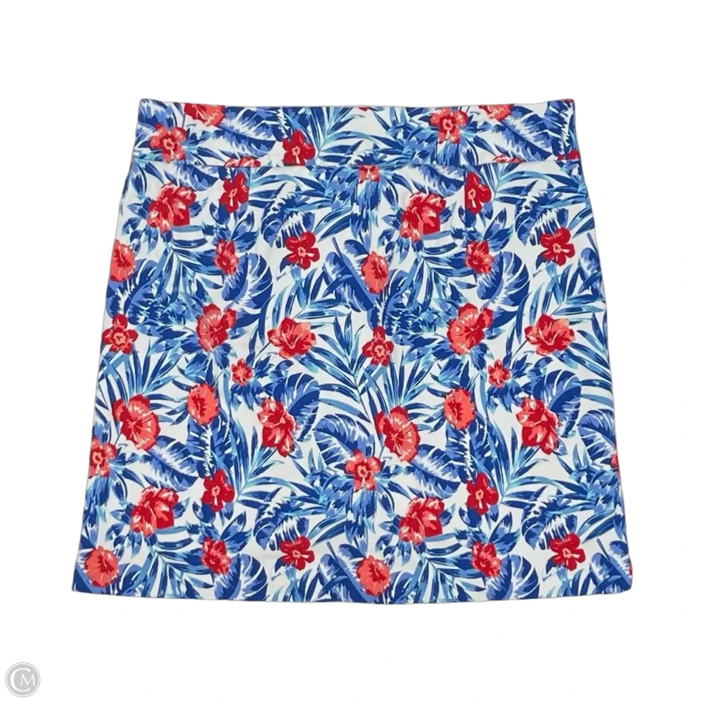 Skort By Kim Rogers In Blue & Red & White, Size: 14