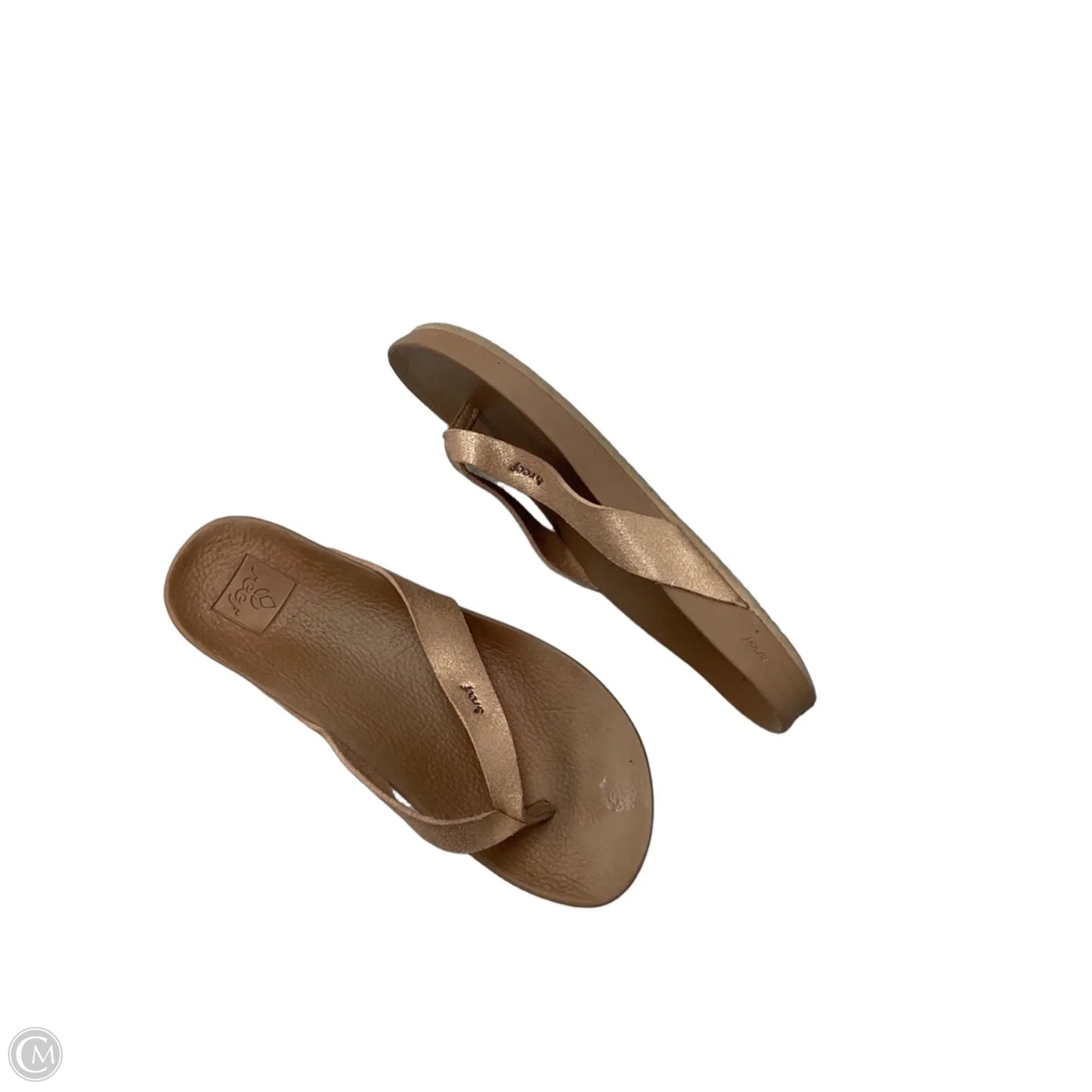 Sandals Flip Flops By Reef In Rose Gold, Size: 5.5