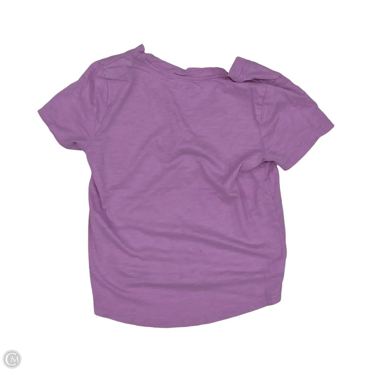 Top Short Sleeve By Loft In Purple, Size: S