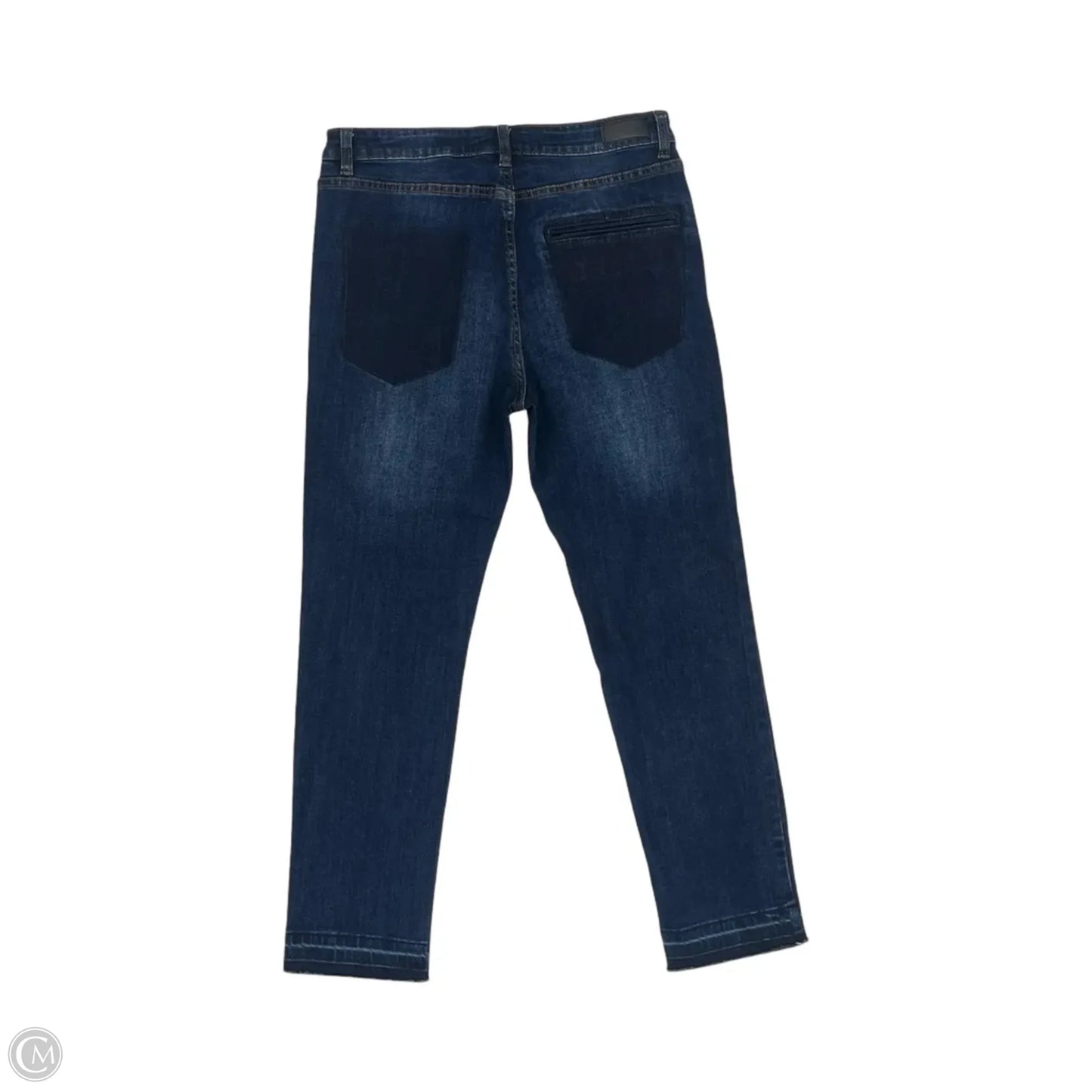 Jeans Jeggings By Elan In Blue Denim, Size: L