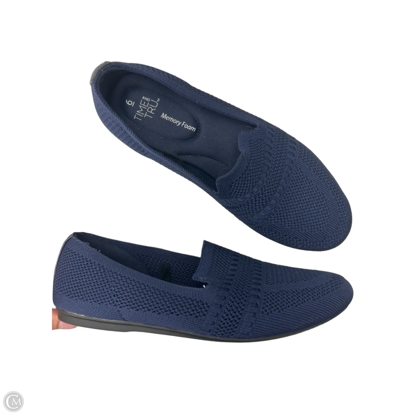 Shoes Flats By Time And Tru In Navy, Size: 6
