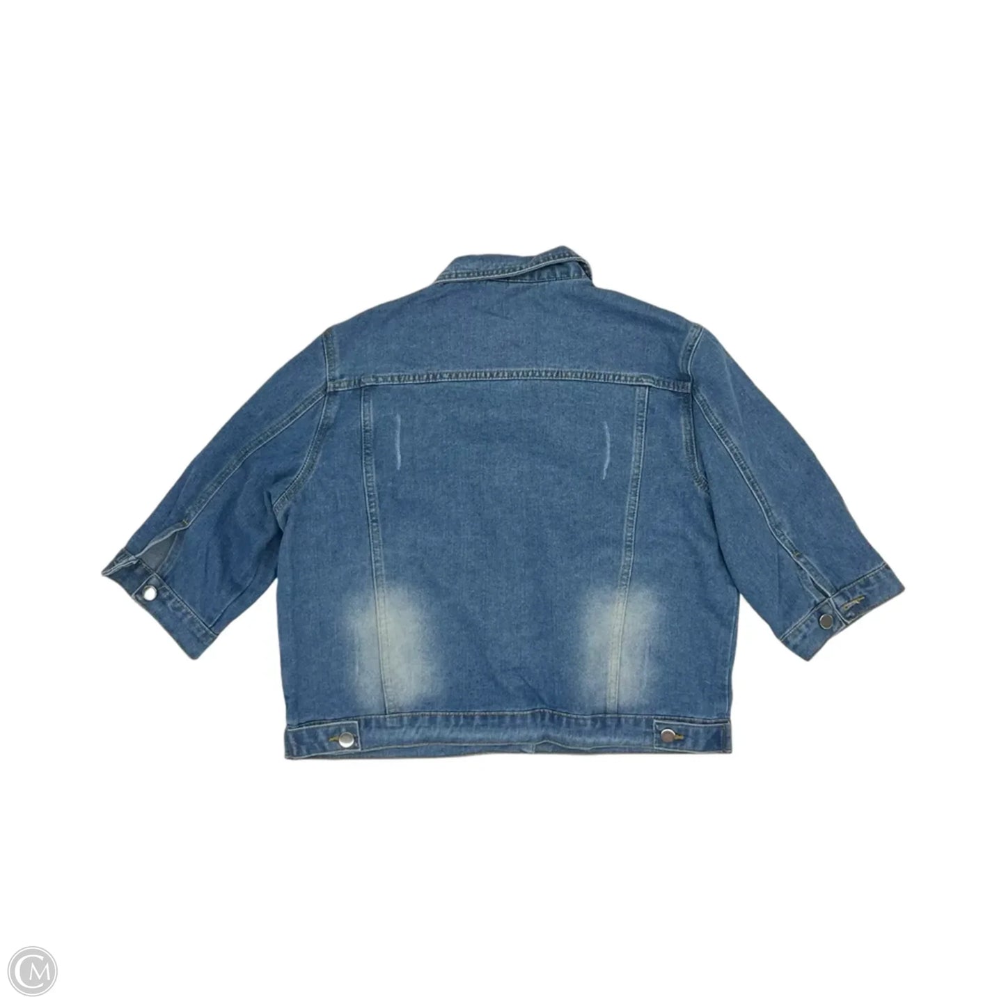 Jacket Denim By Cme In Blue Denim, Size: L
