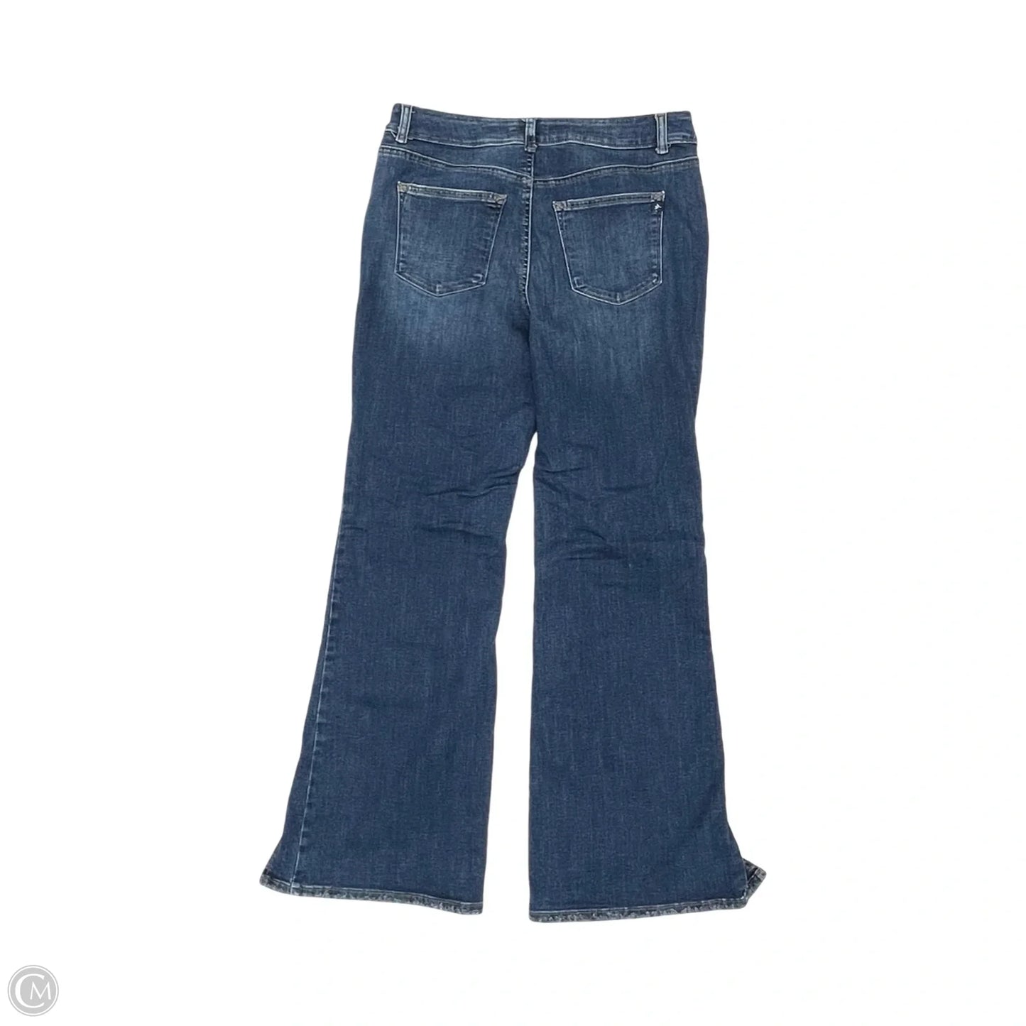 Jeans Flared By Maurices In Blue Denim, Size: 14
