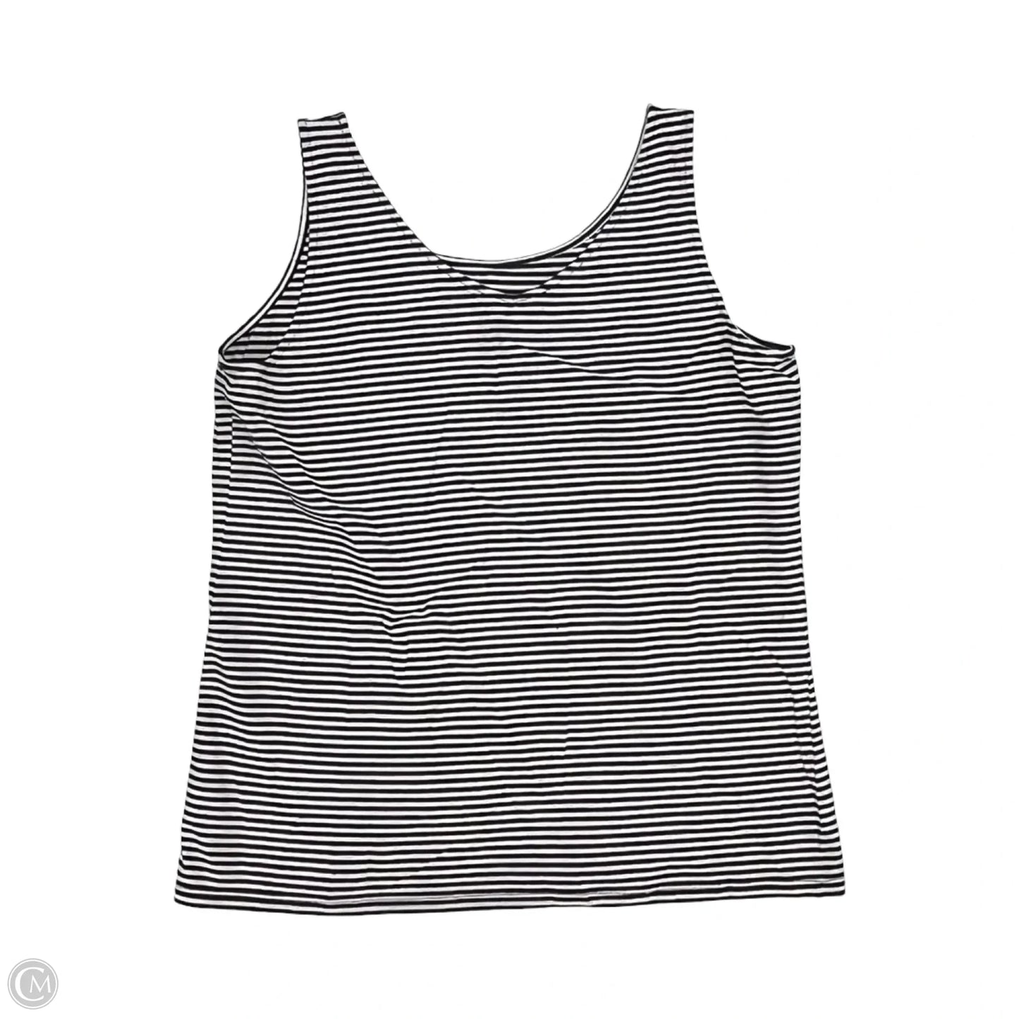 Tank Top By Talbots In Black & White, Size: M
