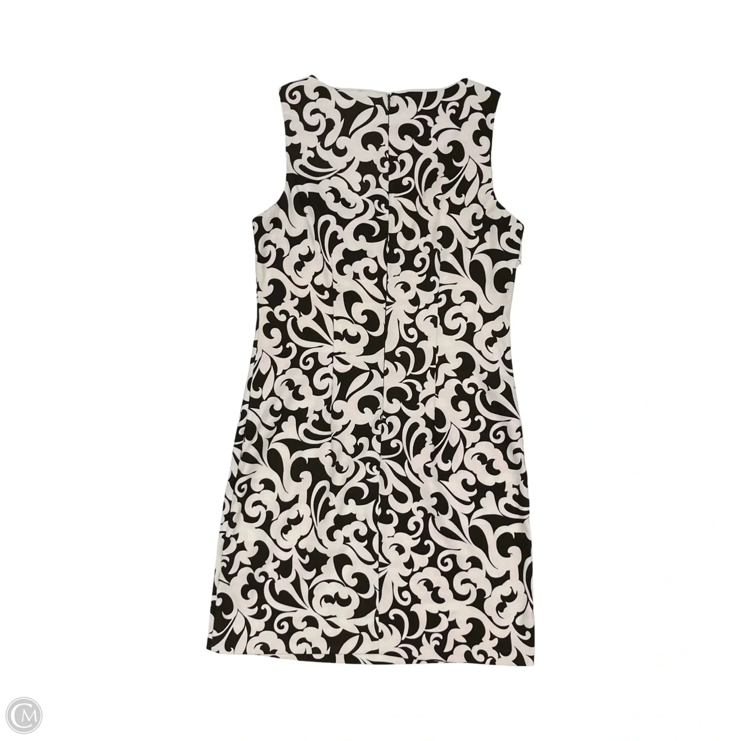 Dress Work By Agb In Brown & Cream, Size: 8