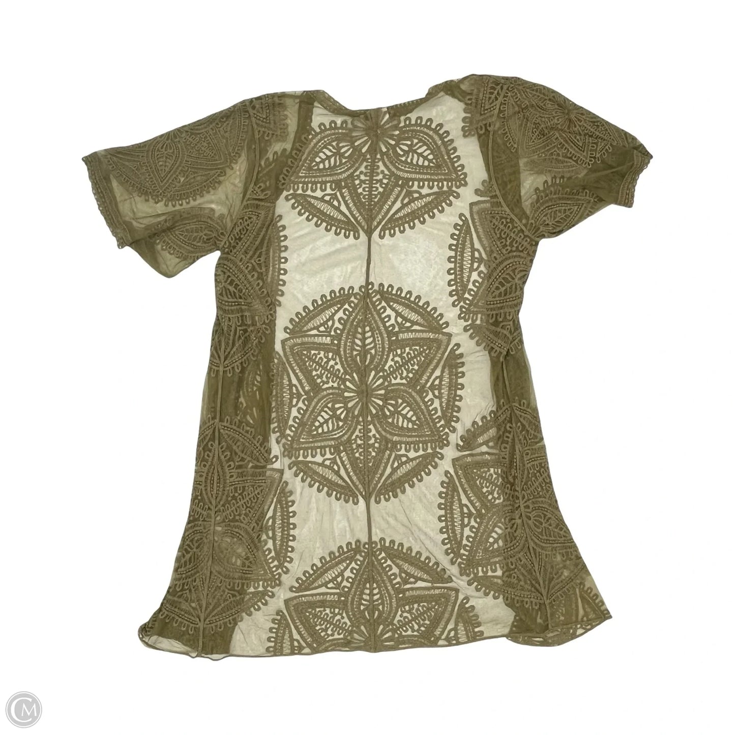Kimono By Clothes Mentor In Green, Size: L