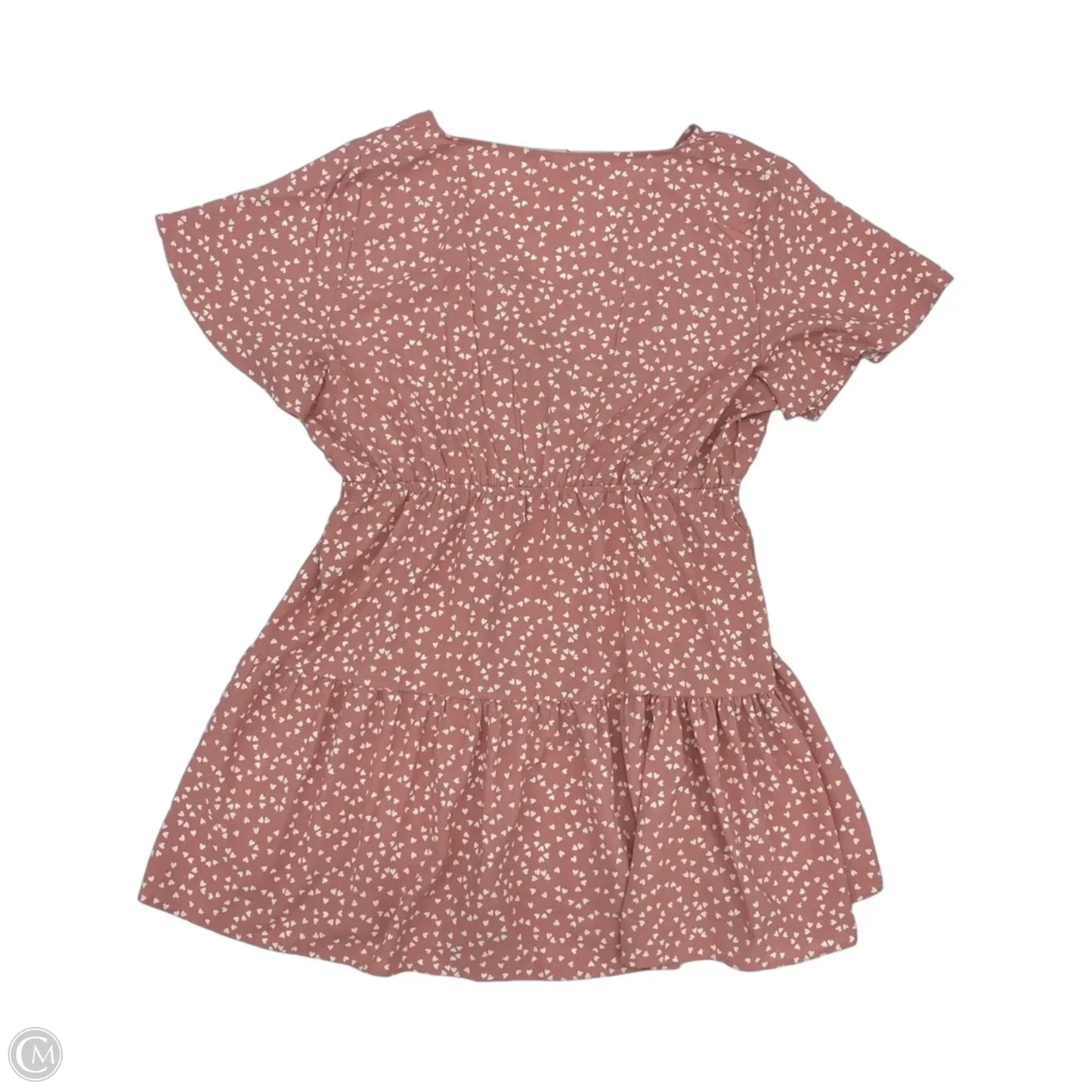 Dress Party Short By Cmf In Pink & White, Size: 3x