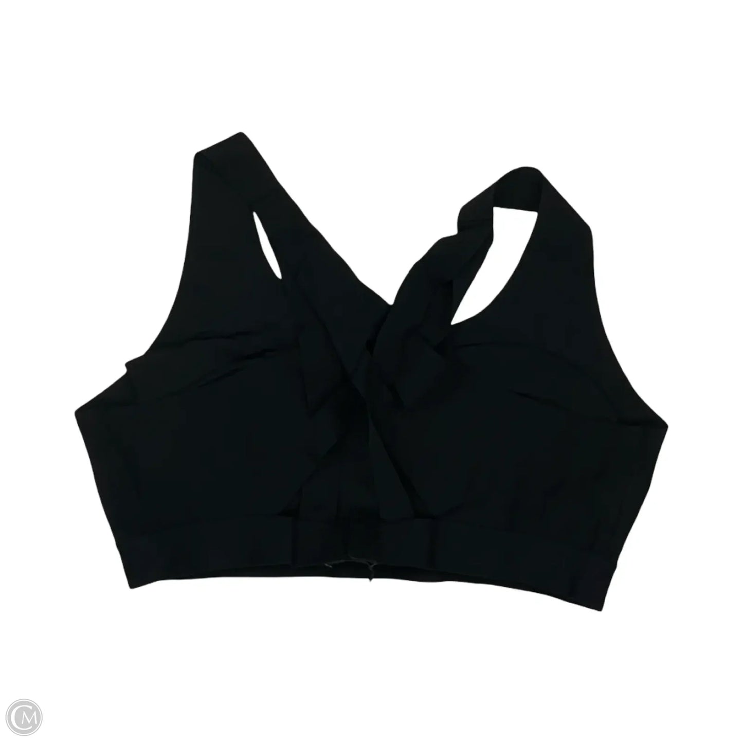 Athletic Bra By Mta Sport In Black, Size: 1x