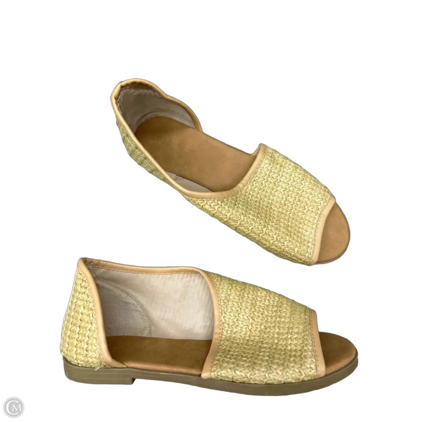 Sandals Flats By Bamboo In Tan, Size: 9