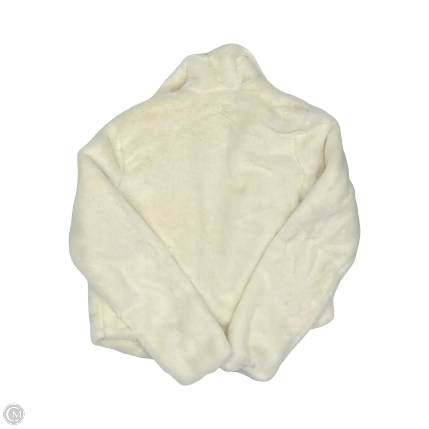 Jacket Faux Fur & Sherpa By Thread And Supply In Cream, Size: M