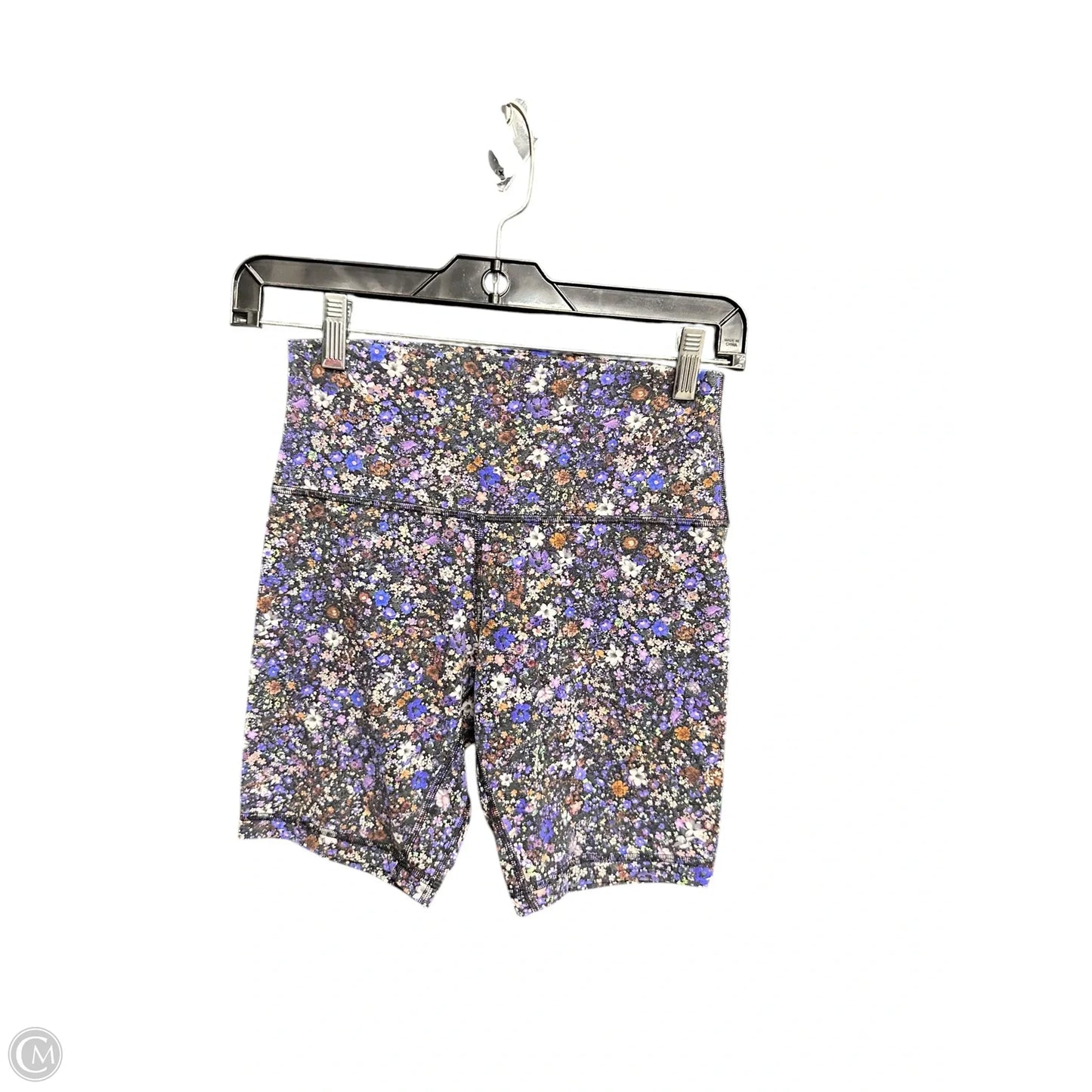 Athletic Shorts By Lululemon In Floral Print, Size: S