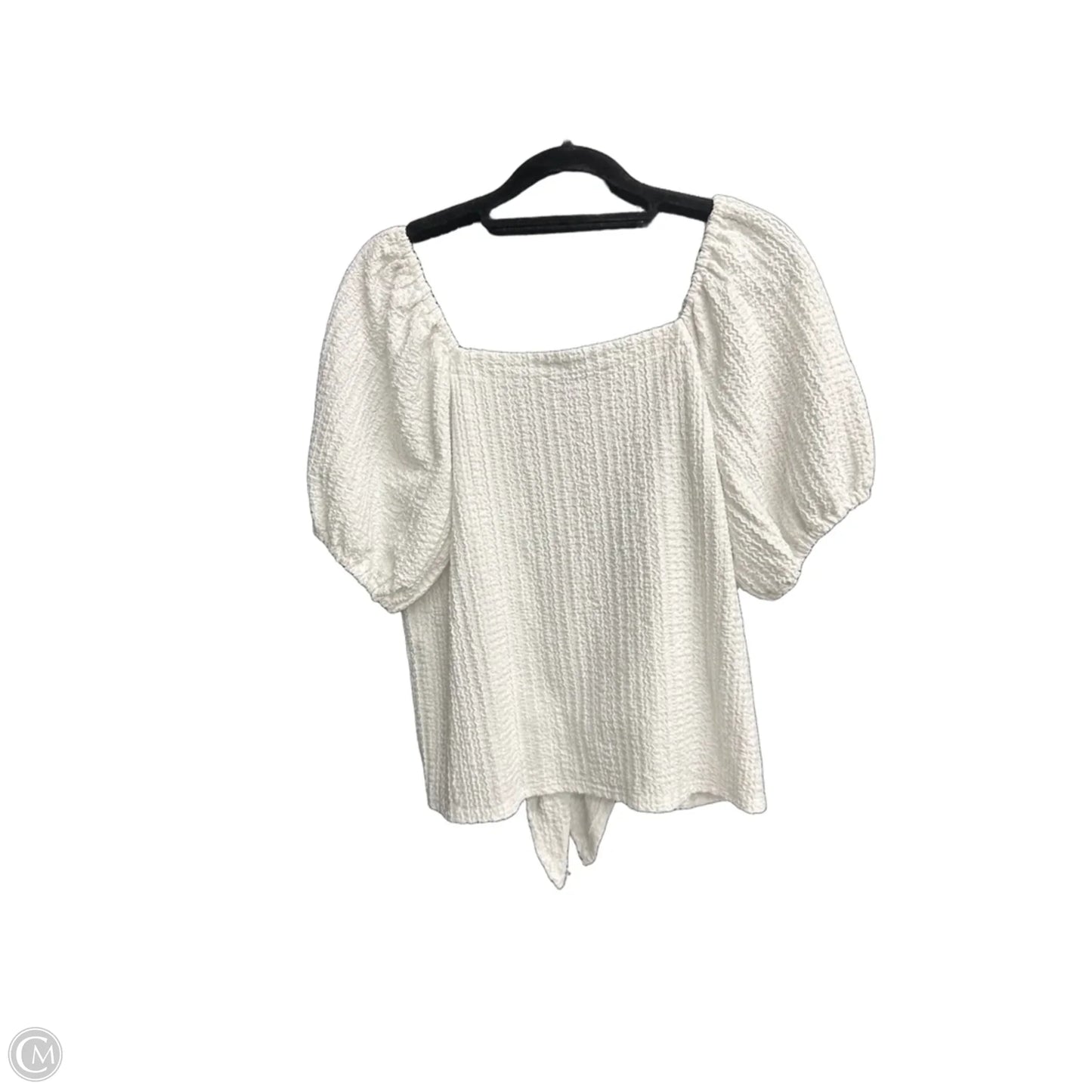 Top Short Sleeve By Loft In White, Size: Xs