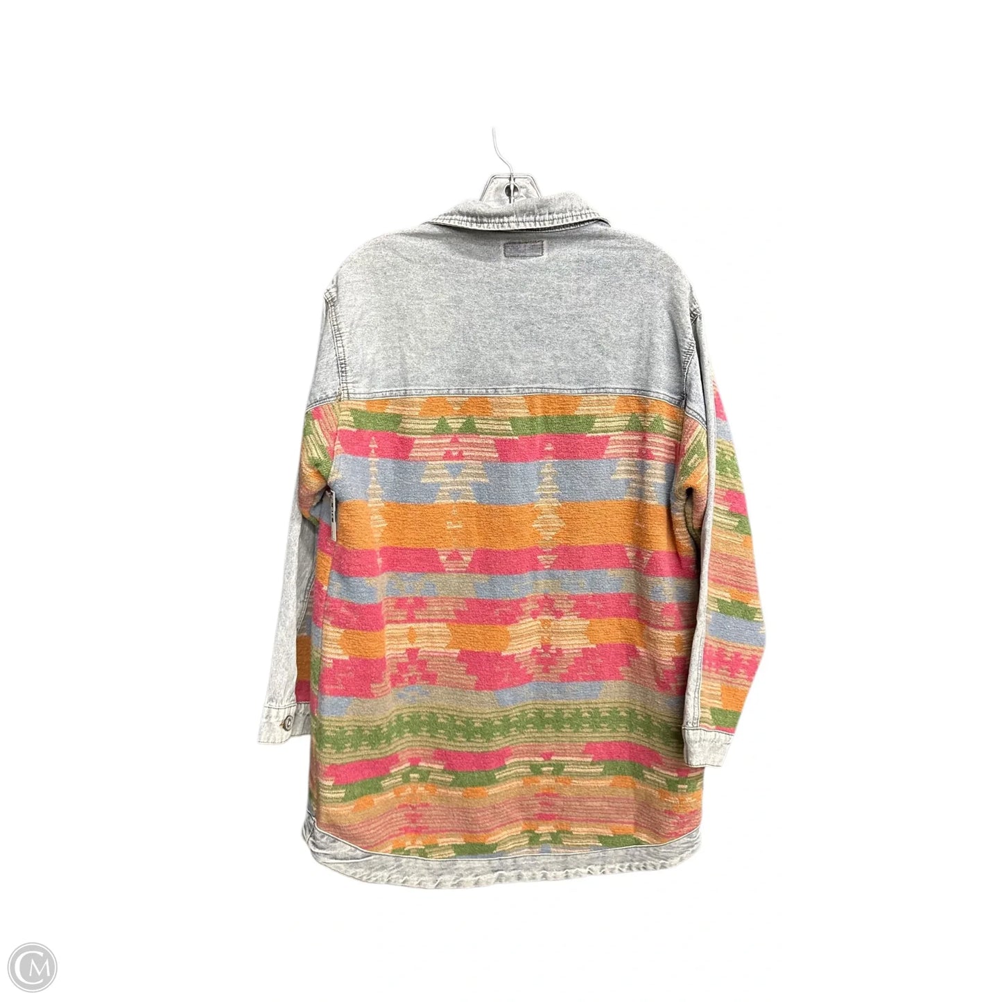 Top Long Sleeve By Umgee In Blue Denim, Size: M