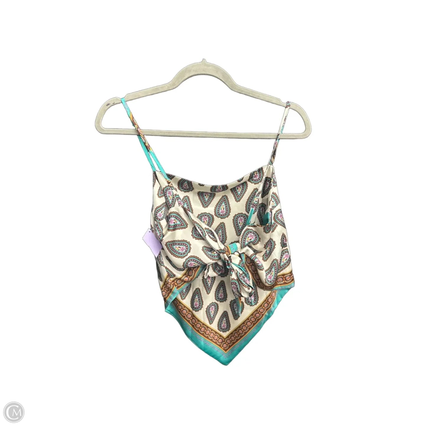 Top Sleeveless By Clothes Mentor In Paisley Print, Size: L