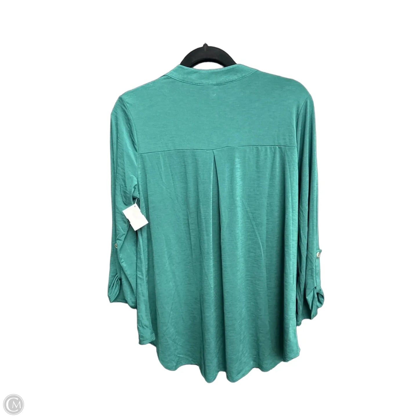 Top Long Sleeve By Dear Scarlett In Green, Size: S