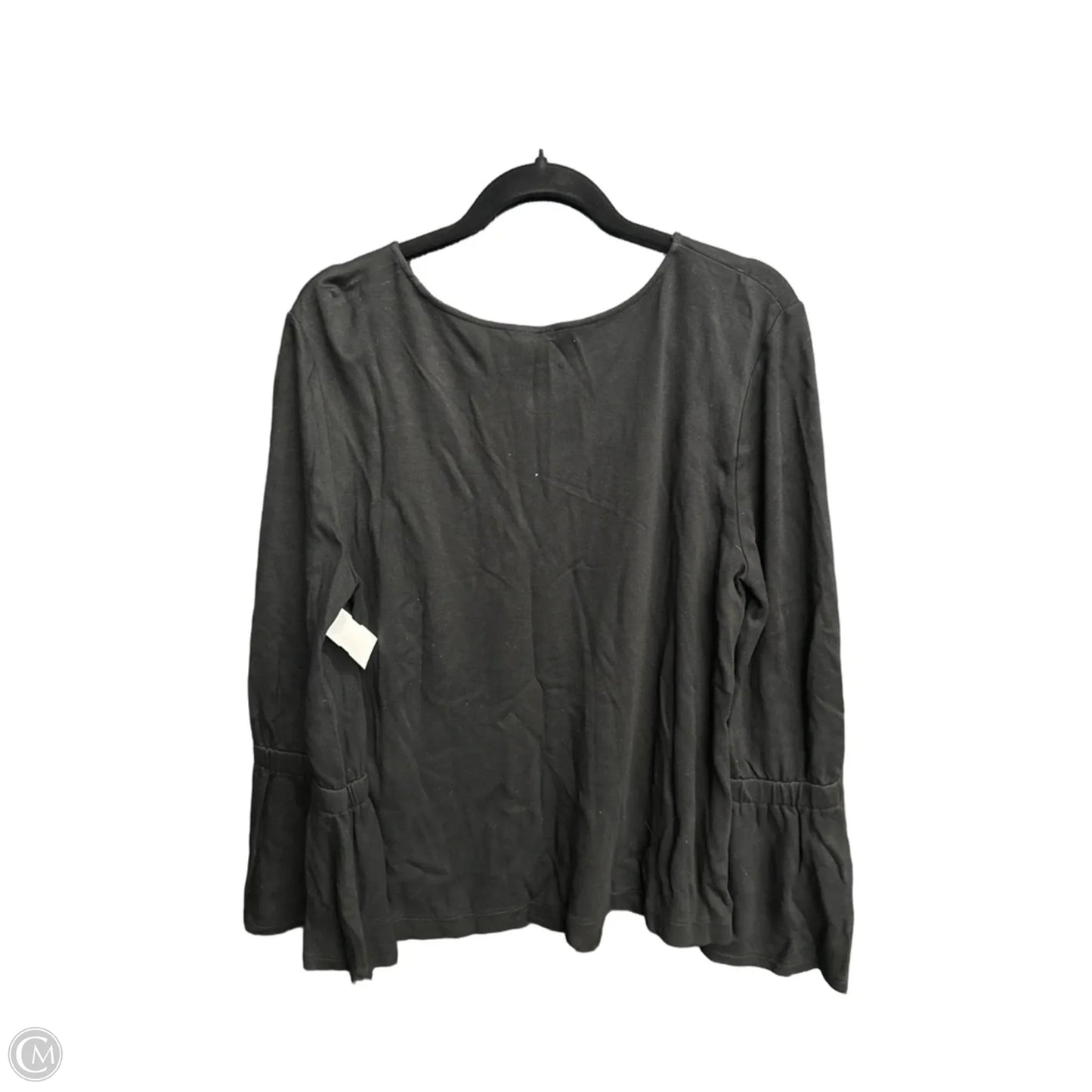 Top Long Sleeve By Ann Taylor In Black, Size: L