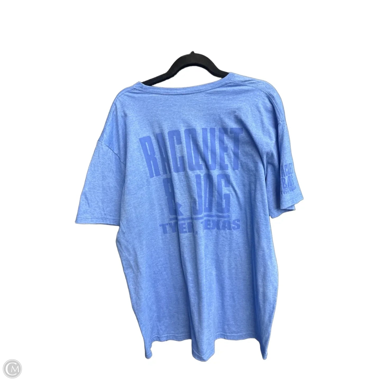 Top Short Sleeve By Gildan In Blue, Size: Xl