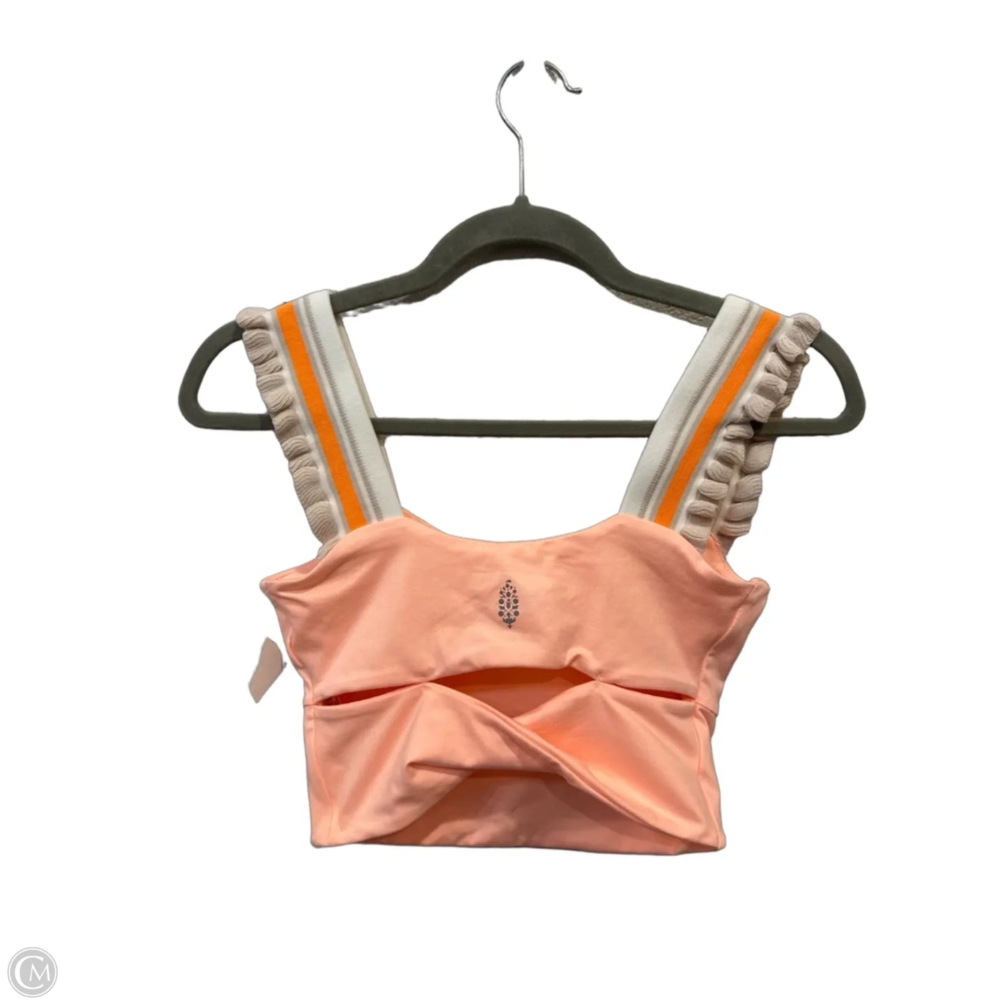 Athletic Bra By Free People In Orange, Size: Xs