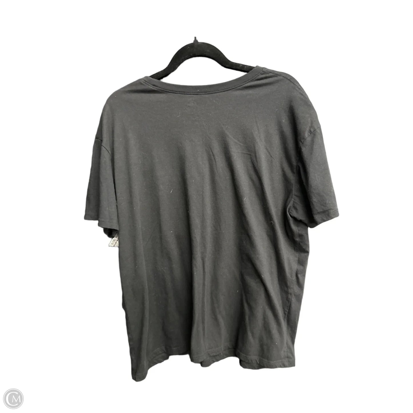 Top Short Sleeve By Time And Tru In Black, Size: 2x