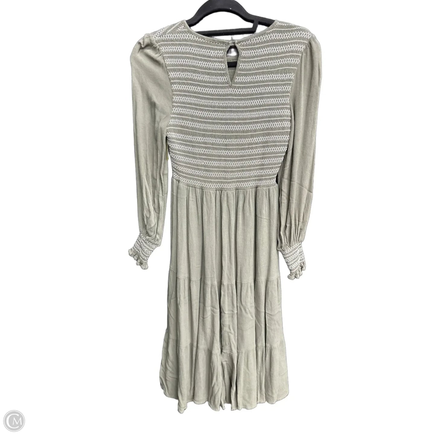 Dress Casual Midi By In Loom In Green, Size: L