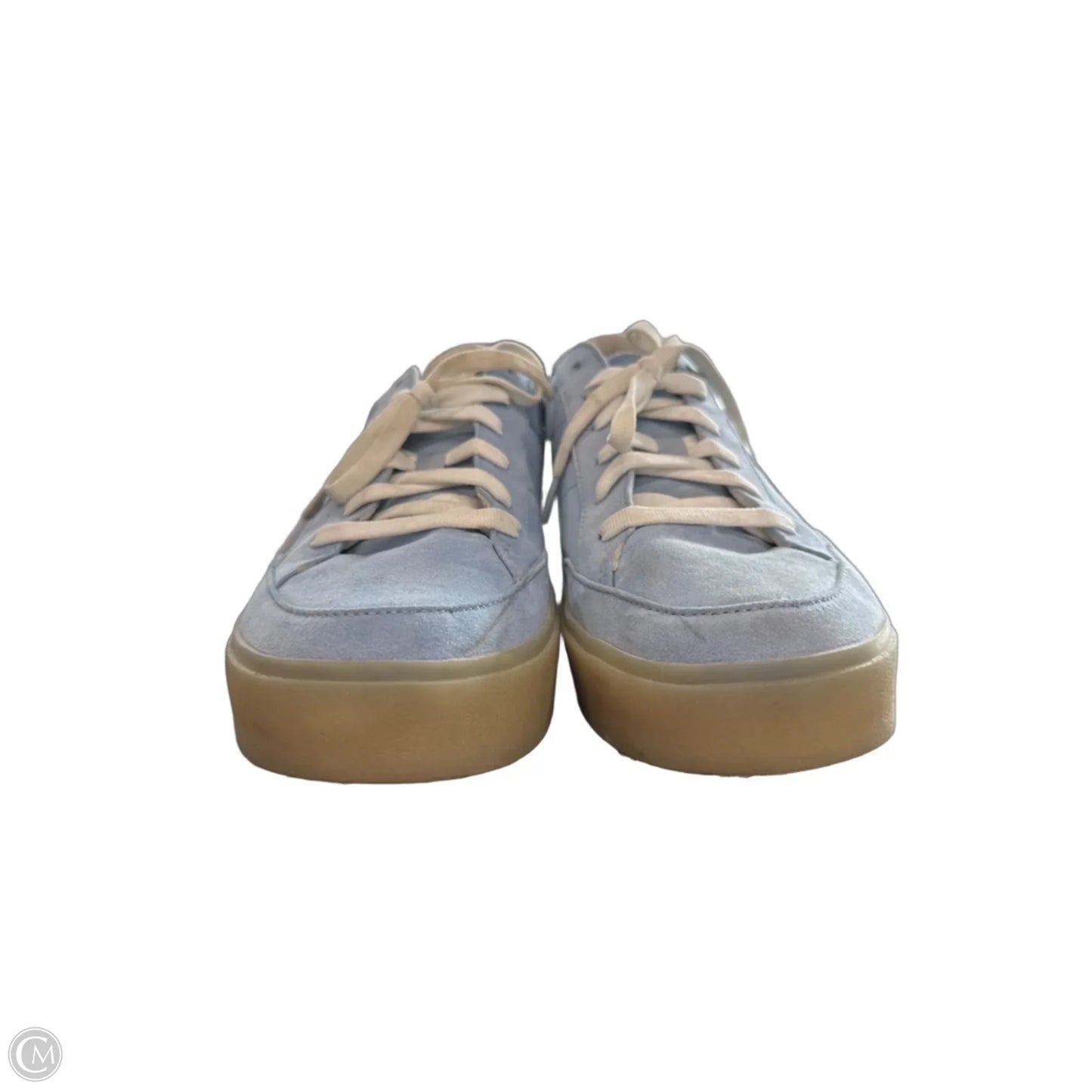 Shoes Sneakers By Dr Scholls In Blue & White, Size: 9