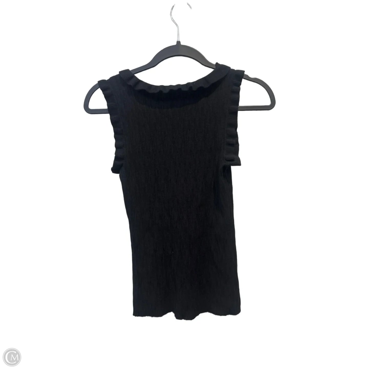 Top Sleeveless By Ann Taylor In Black, Size: S