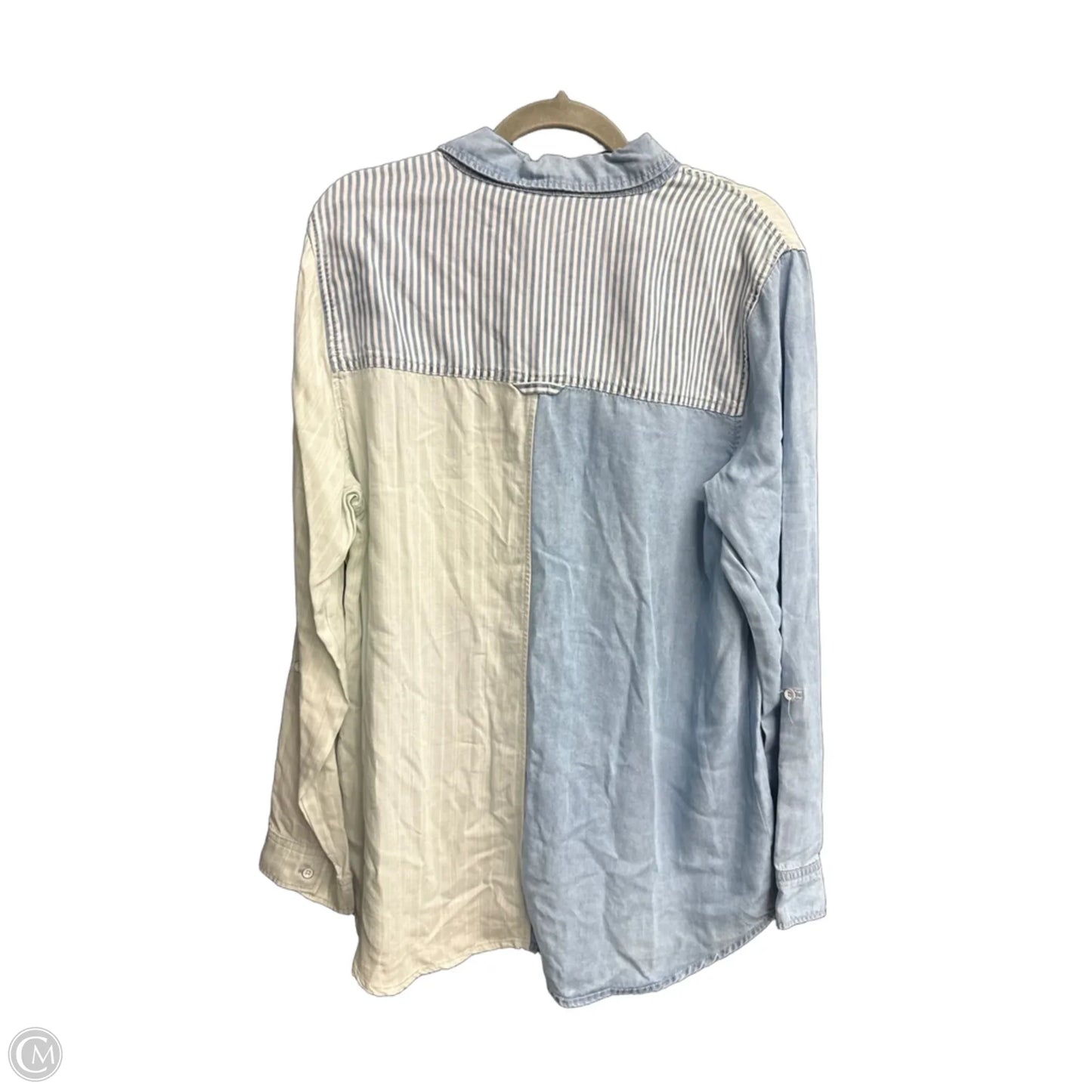 Top Long Sleeve By Dear John In Blue, Size: Xl