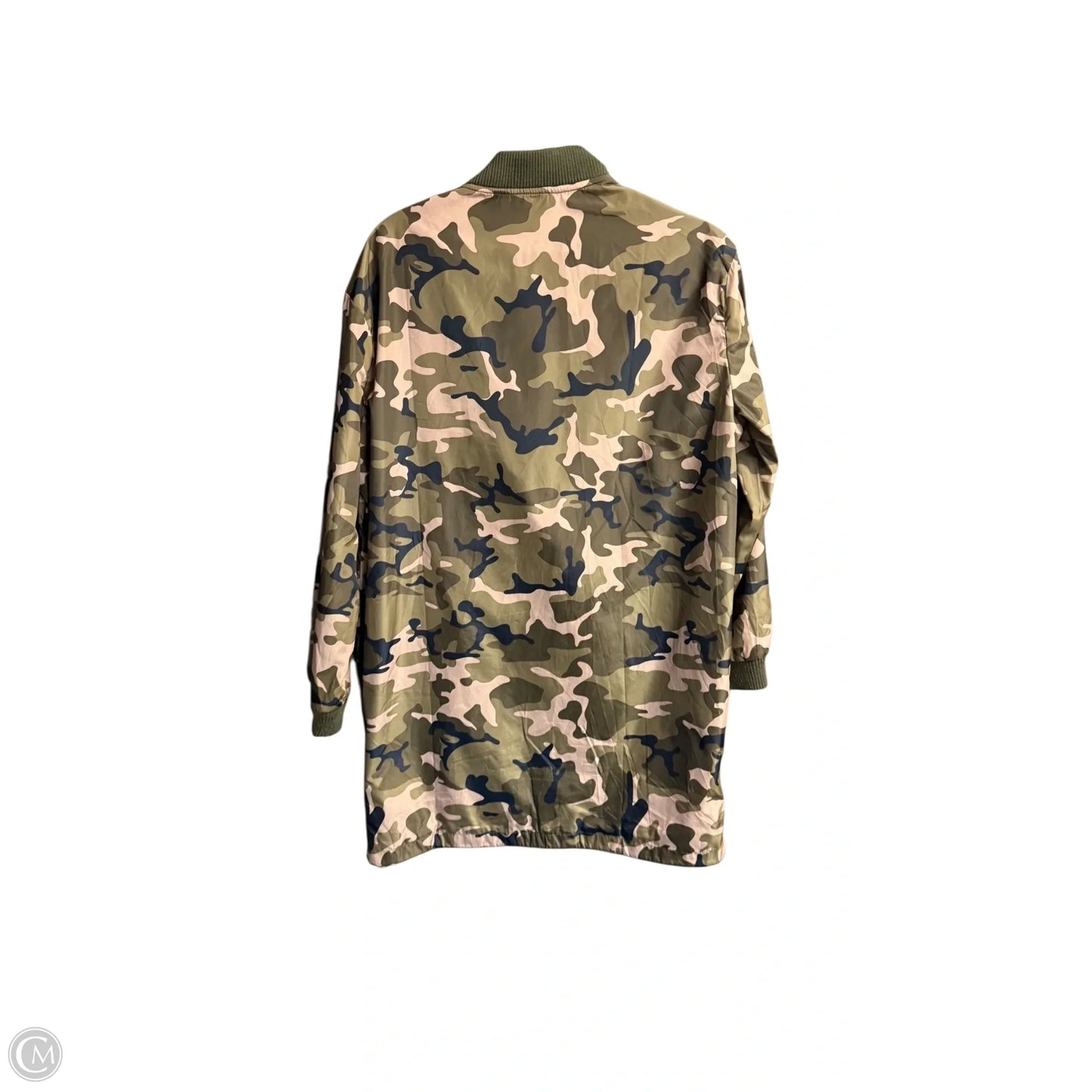 Jacket Windbreaker By Love Tree In Camouflage Print, Size: M