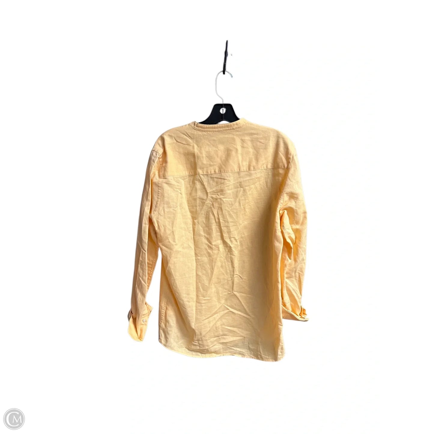 Top Long Sleeve By Zara In Orange, Size: S