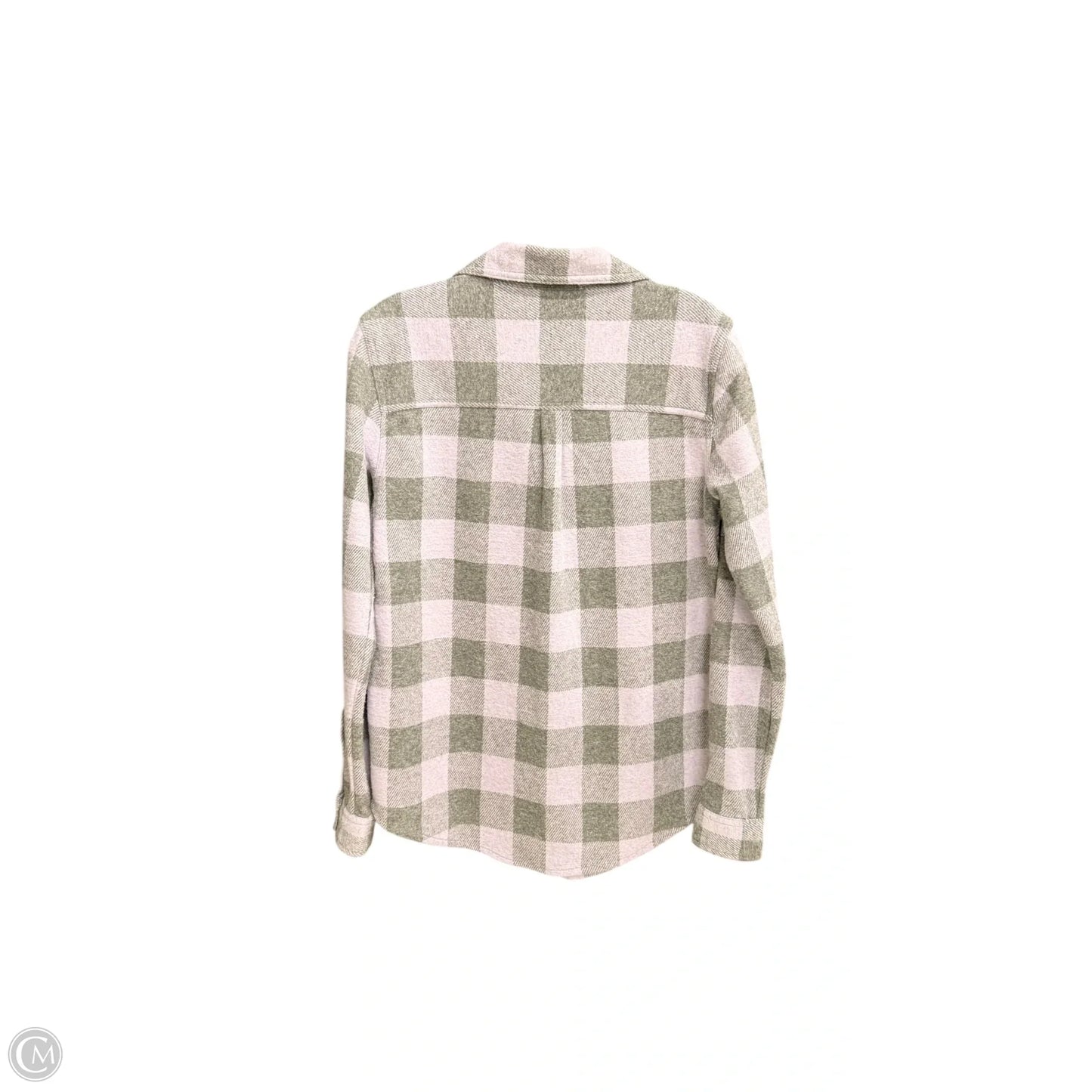 Top Long Sleeve By Beachlunchlounge In Checkered Pattern, Size: Xs