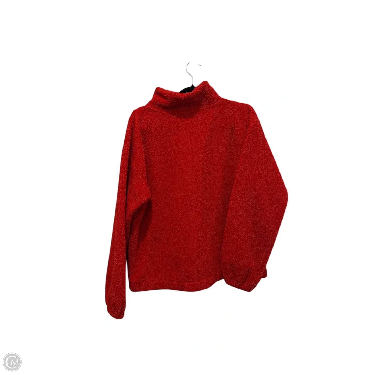 Sweatshirt Collar By Loft In Red, Size: Mp