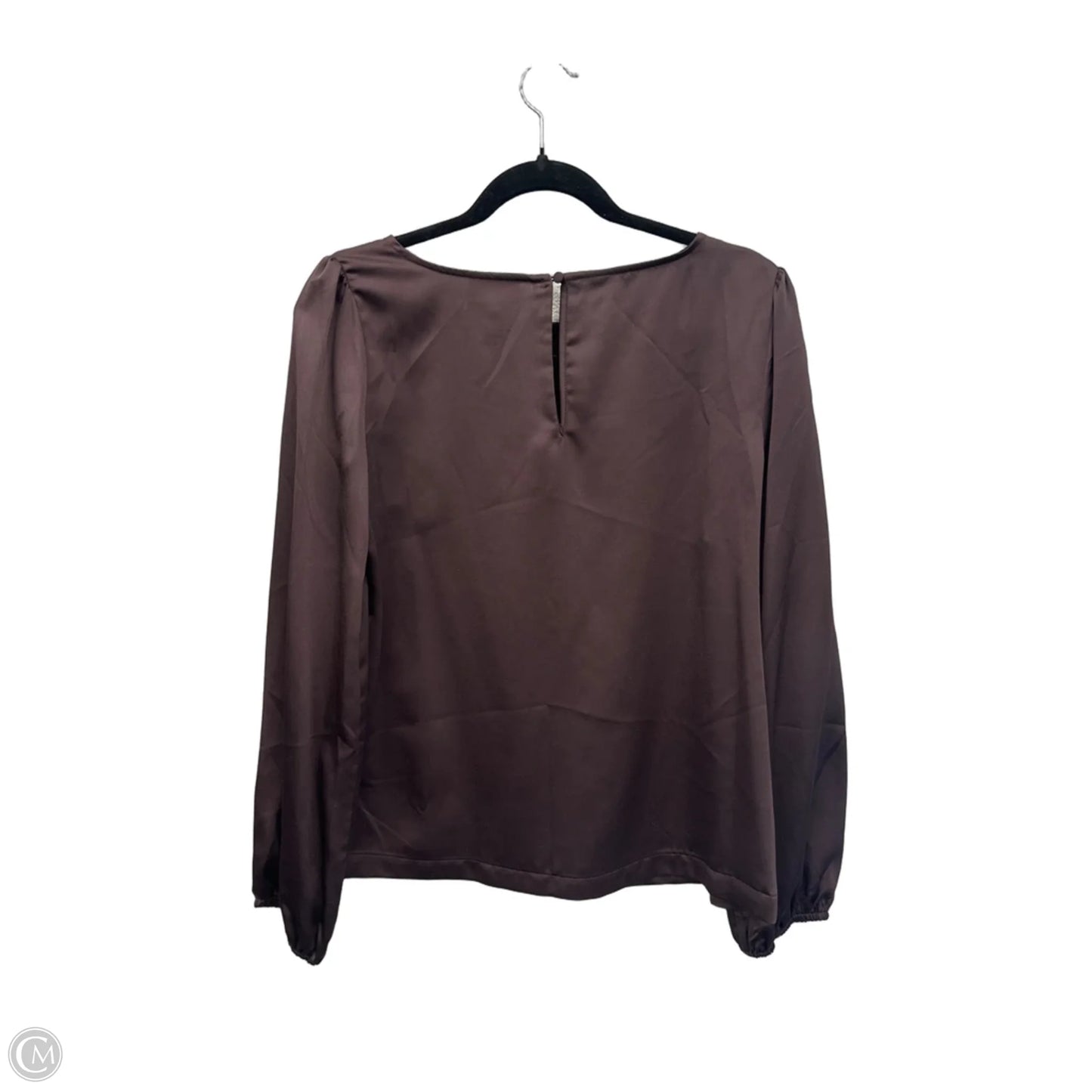 Top Long Sleeve By Alex Marie In Brown, Size: S
