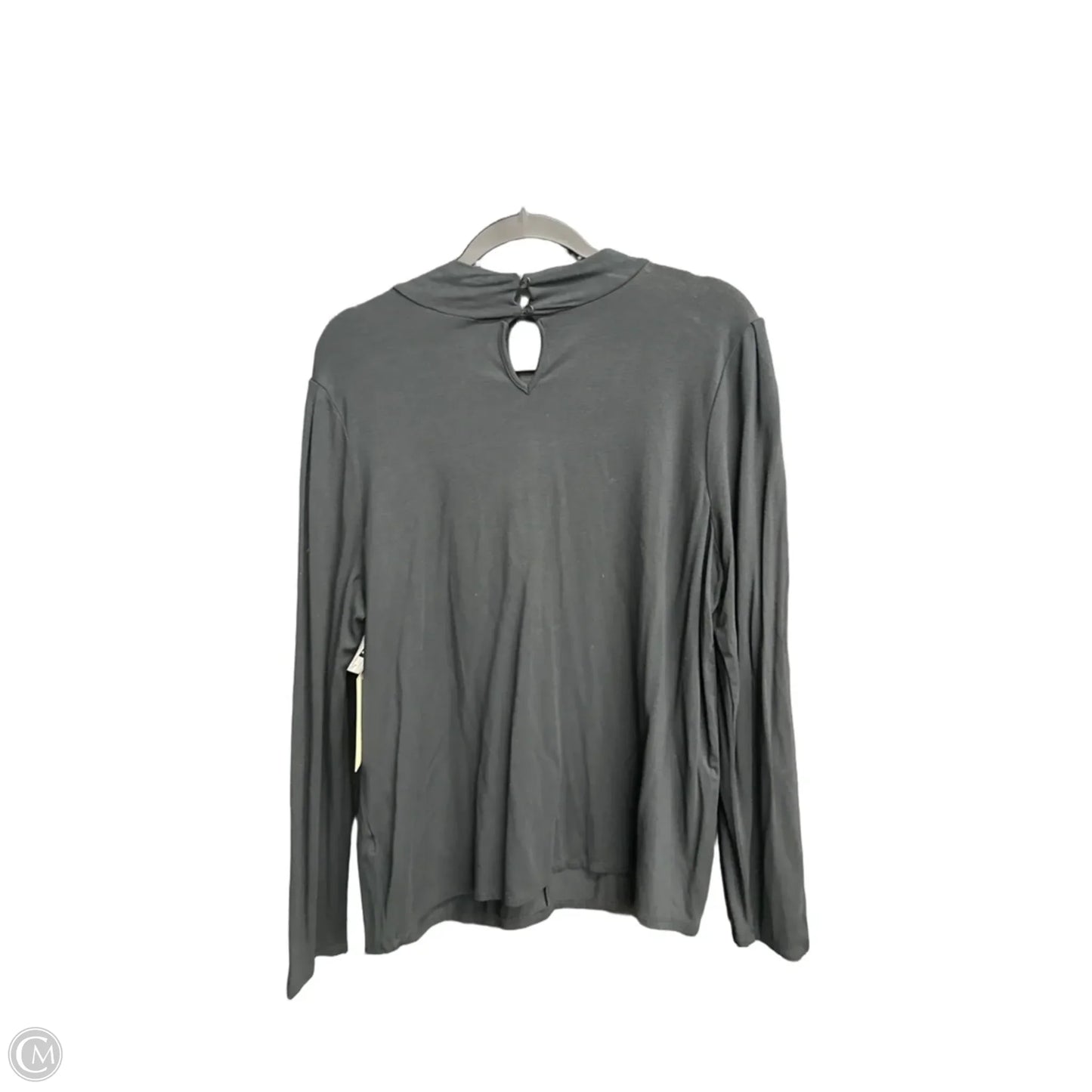 Top Long Sleeve By Calligraphie In Black, Size: L