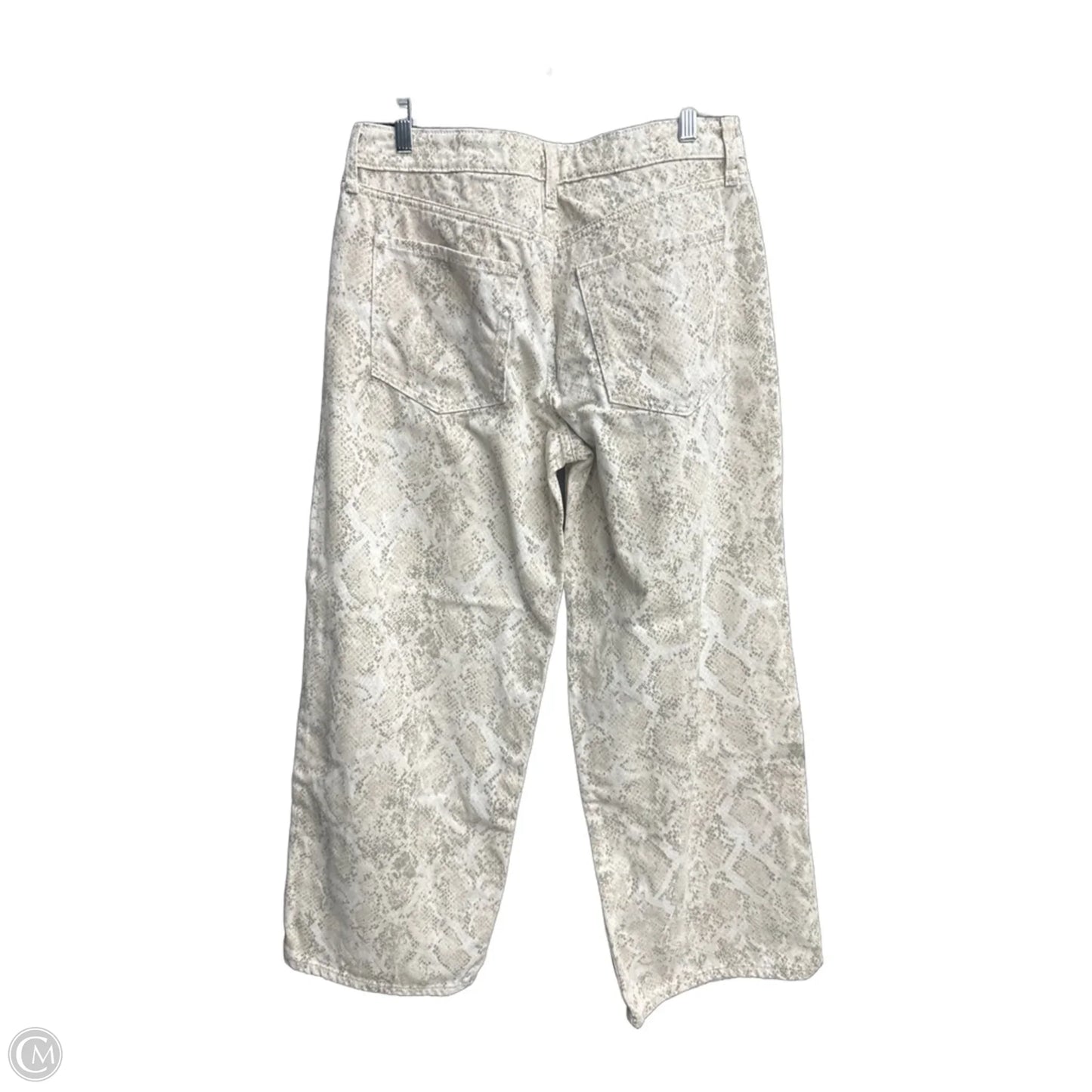 Jeans Straight By Wild Fable In Snakeskin Print, Size: 8