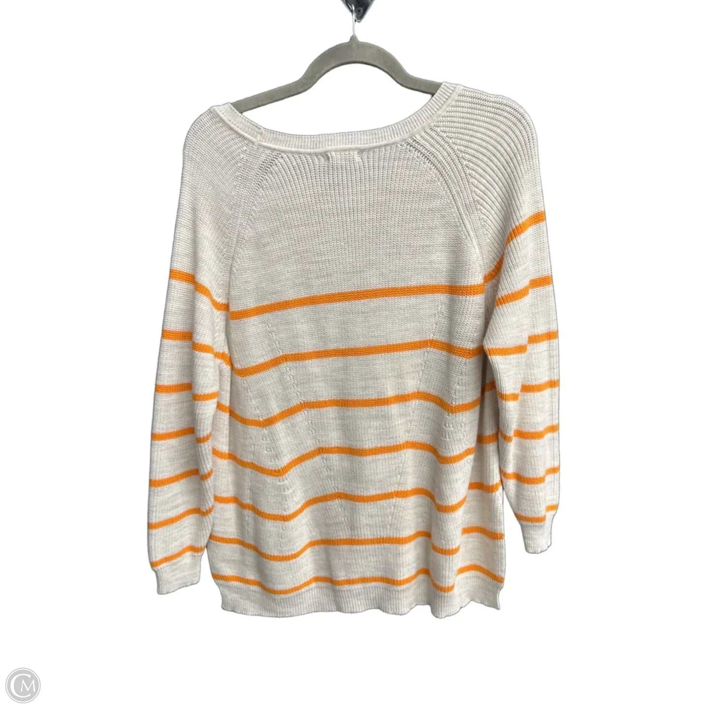 Sweater By Clothes Mentor In Striped Pattern, Size: M