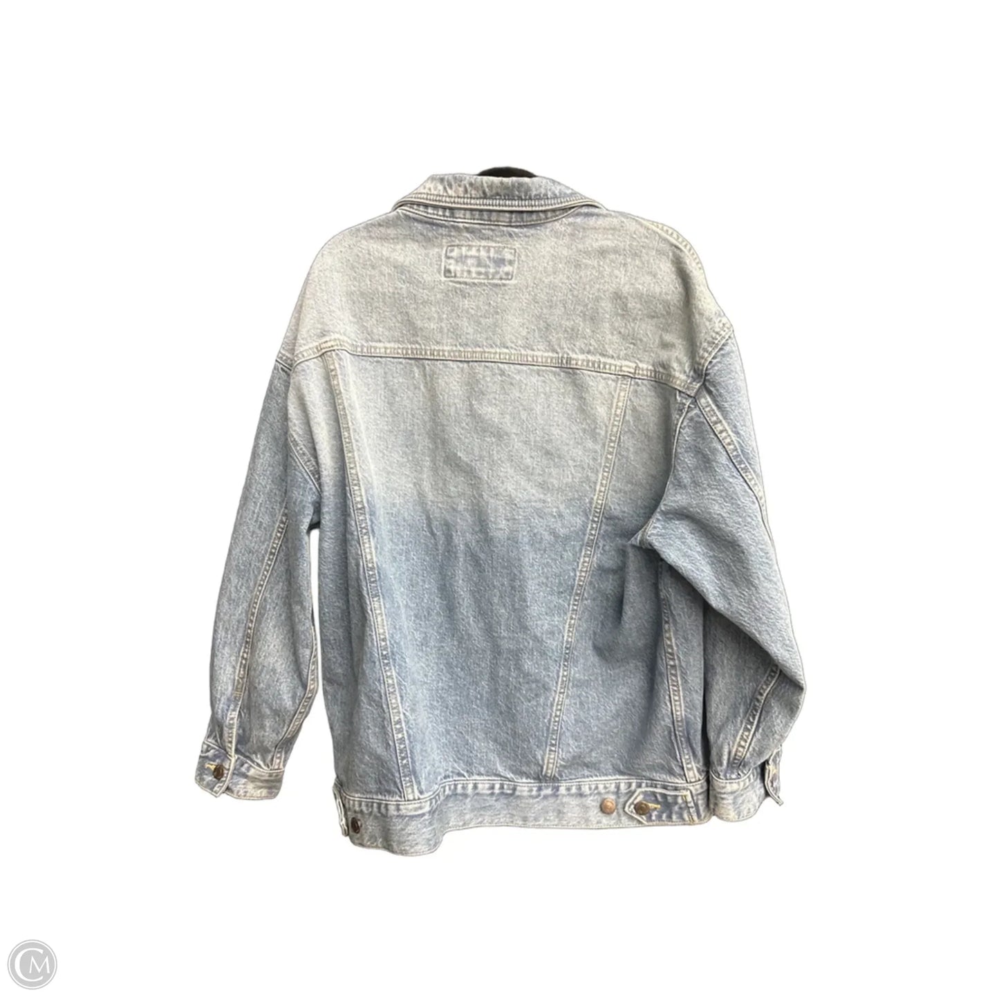 Jacket Denim By Loft In Blue Denim, Size: M