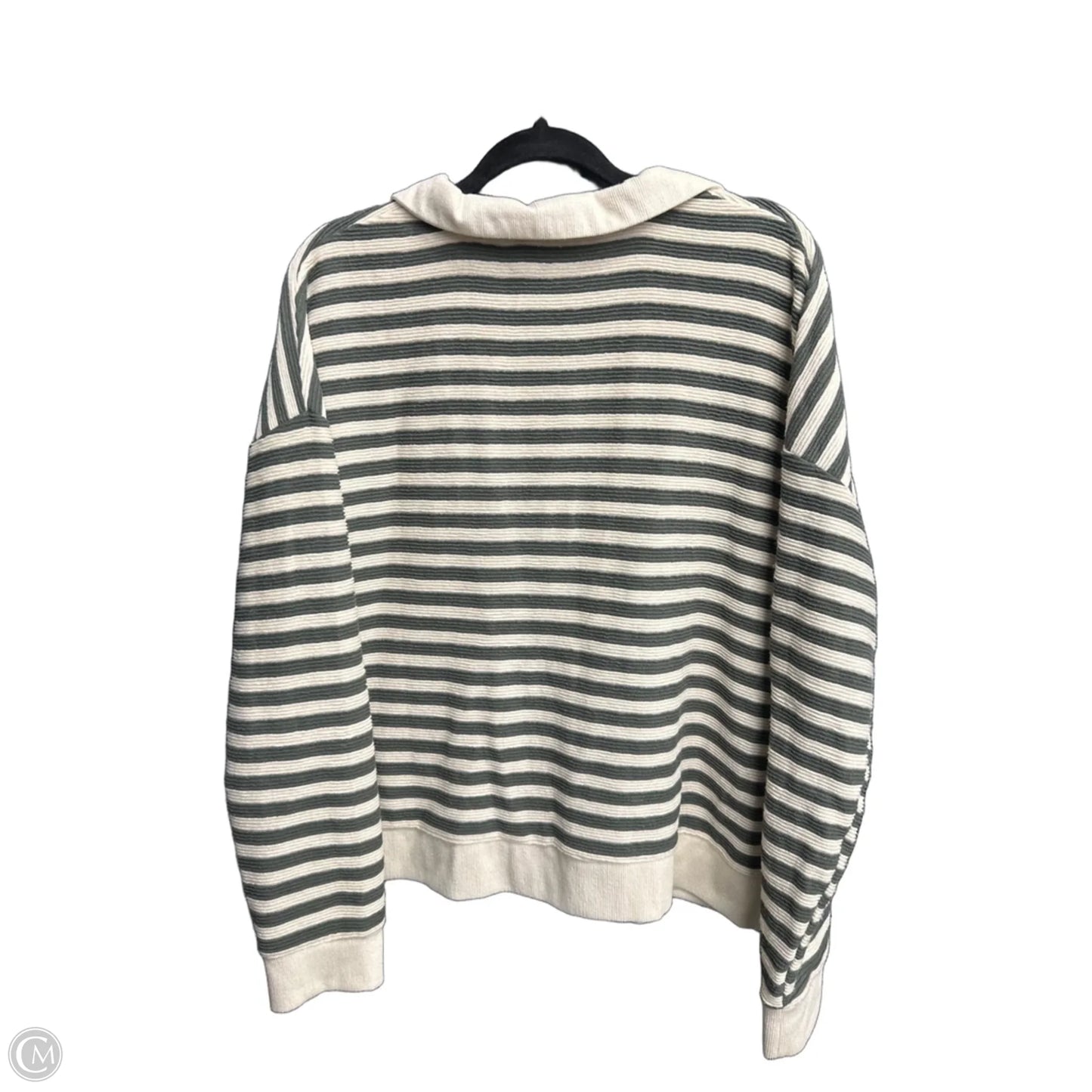 Top Long Sleeve By Cato In Striped Pattern, Size: Xl