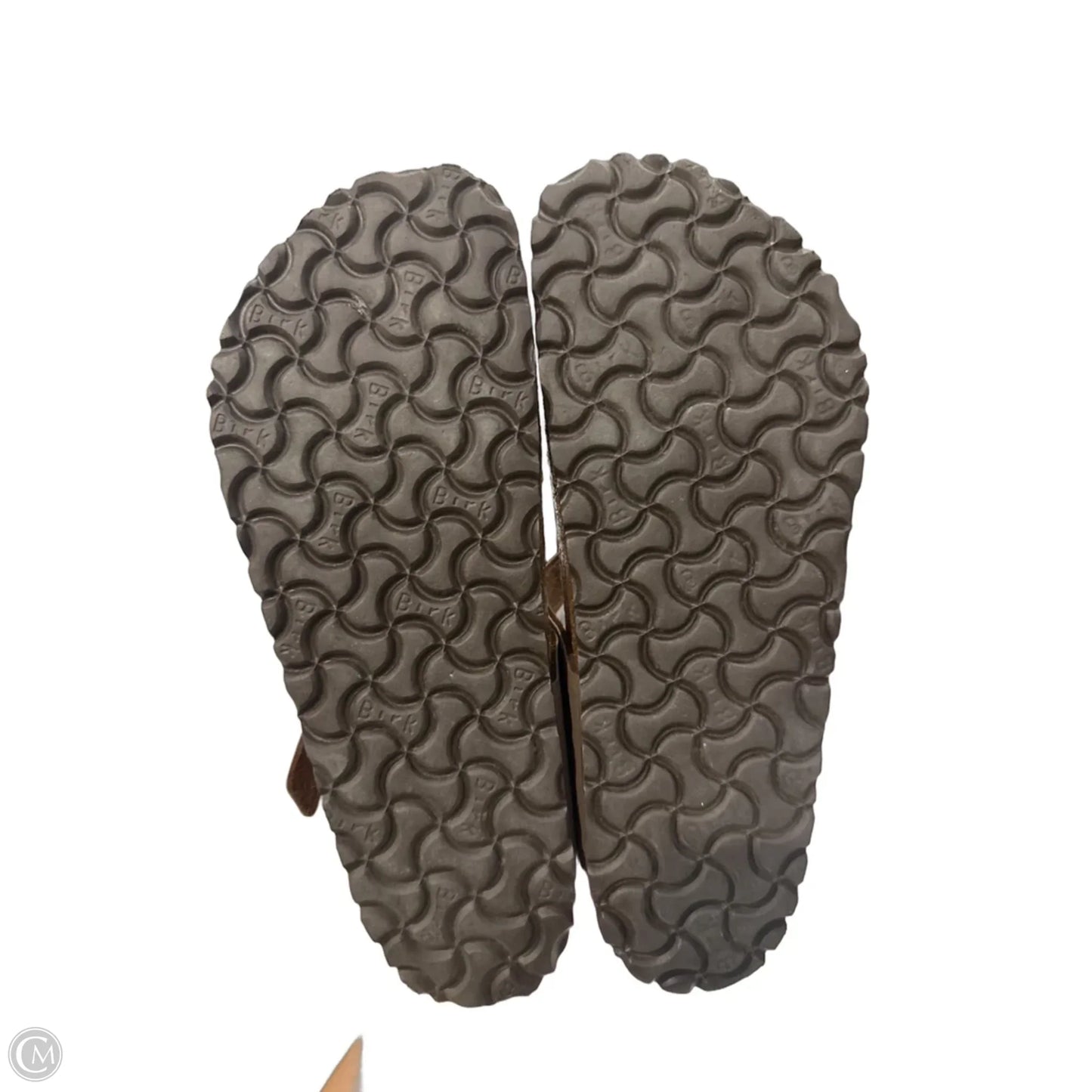 Sandals Flip Flops By Birkenstock In Brown, Size: 8.5
