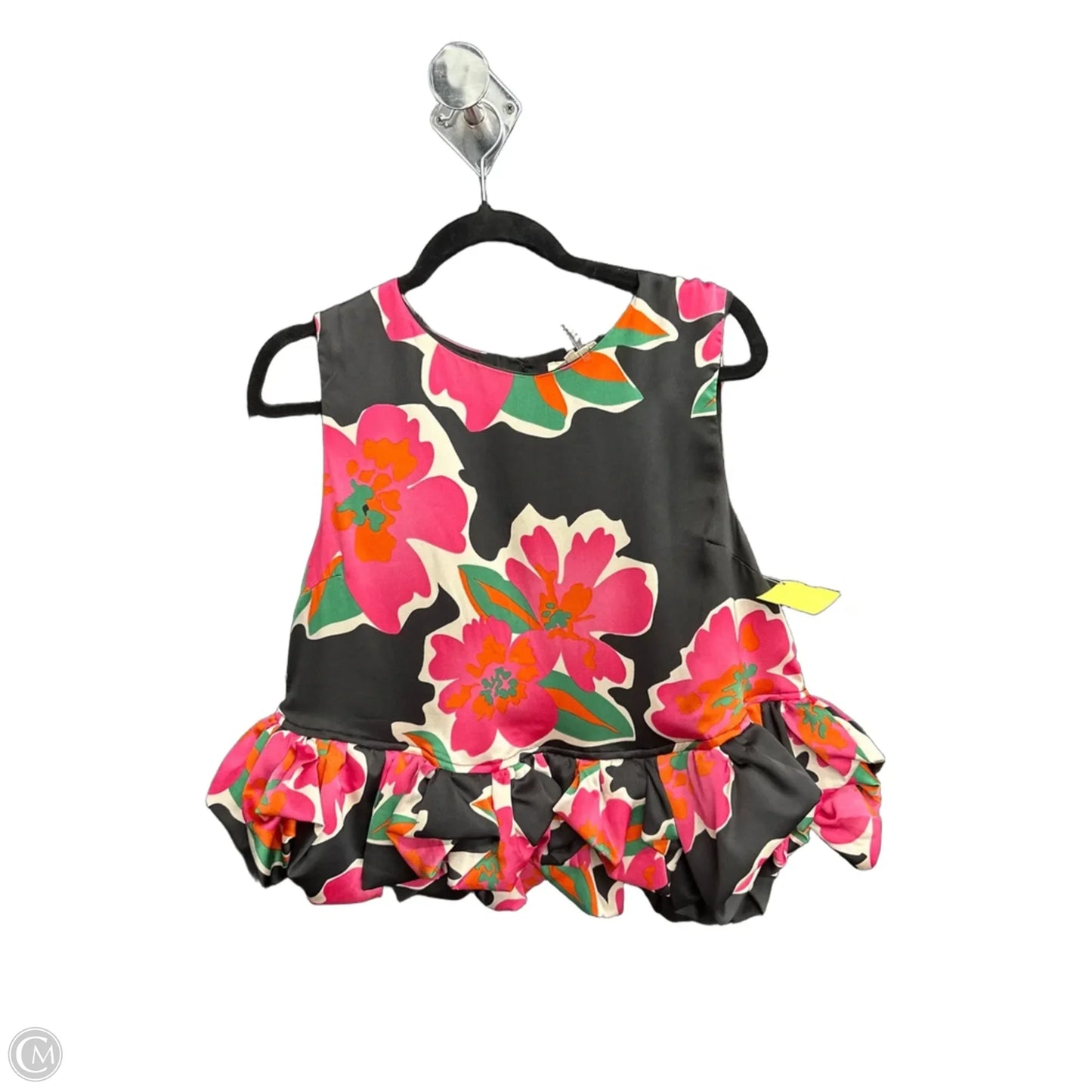 Blouse Sleeveless By Entro In Floral Print, Size: L