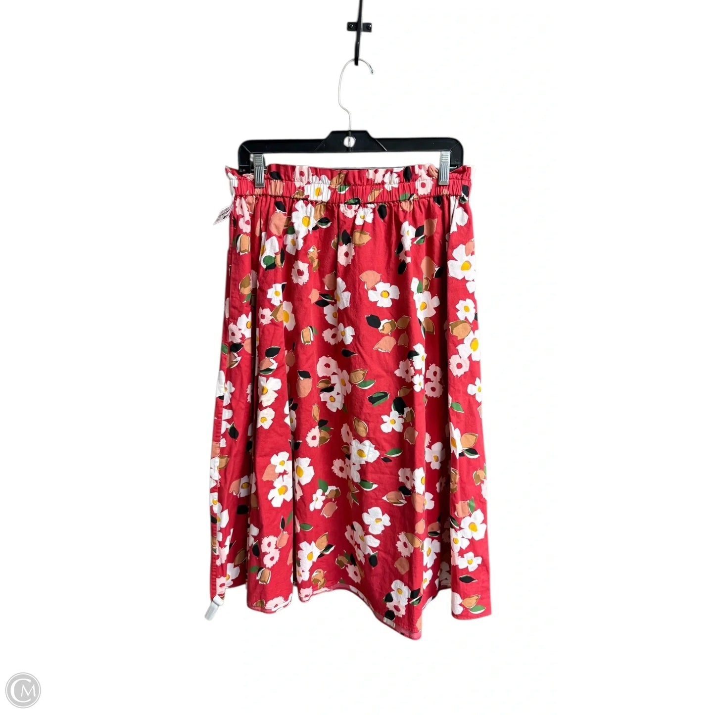 Skirt Designer By Kate Spade In Floral Print, Size: Xl