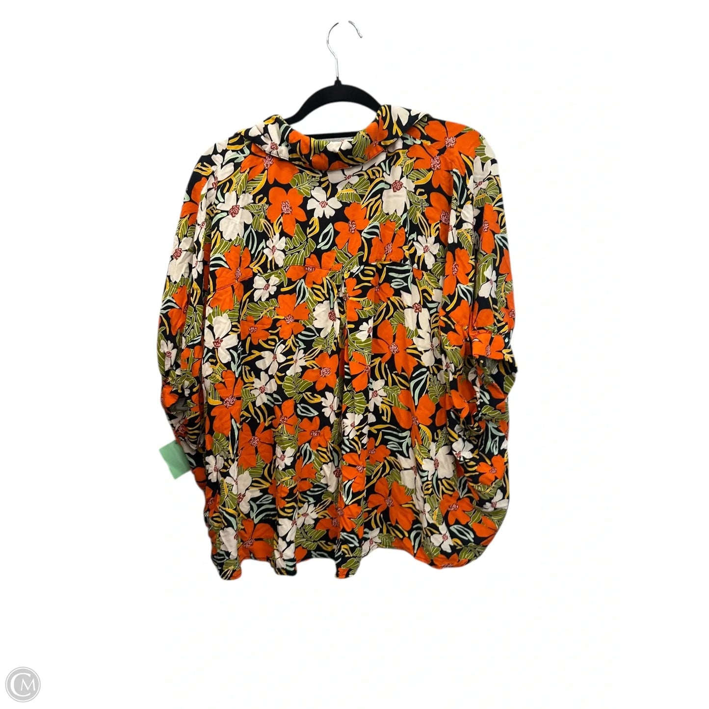 Top Short Sleeve By Entro In Floral Print, Size: S