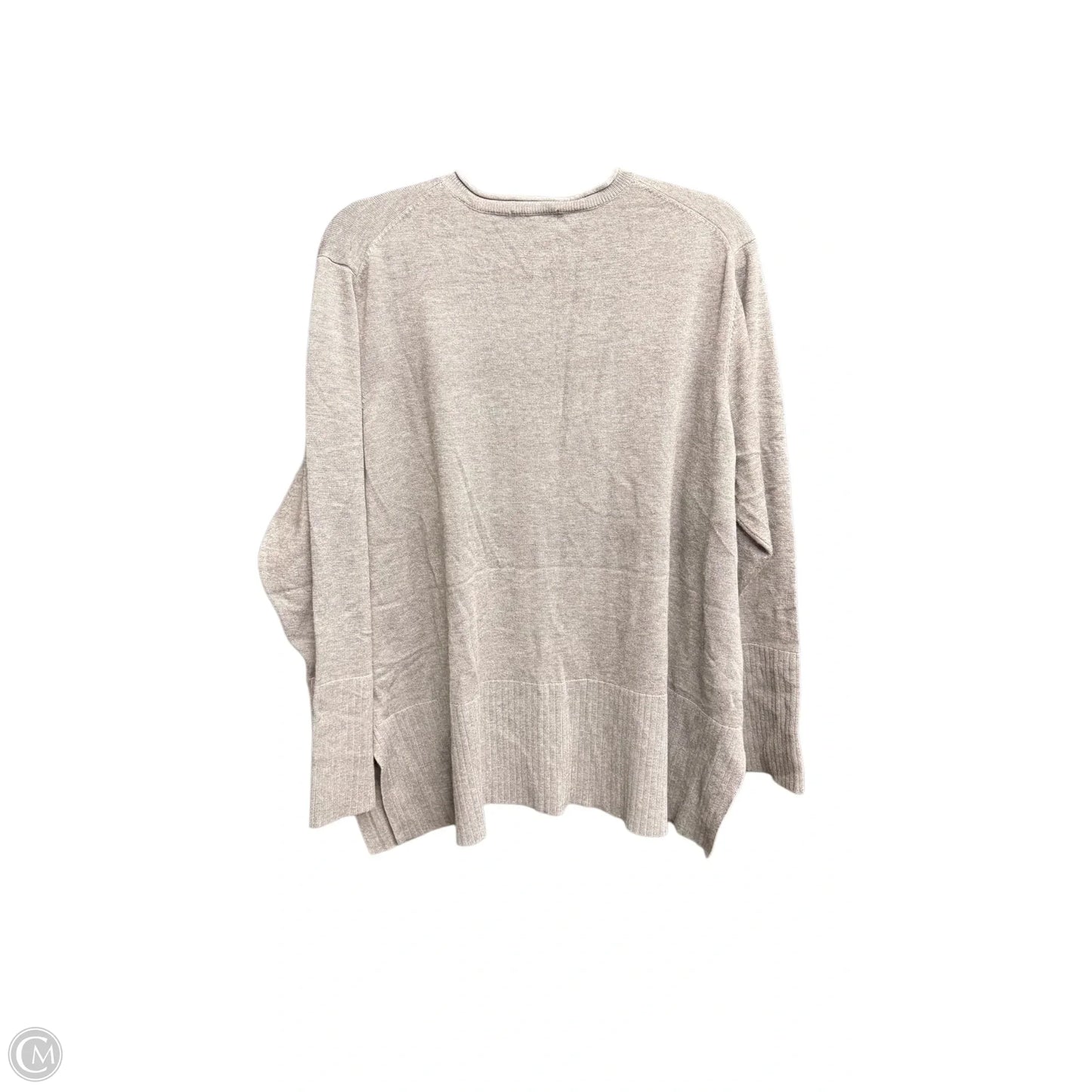 Top Long Sleeve By Cable And Gauge In Grey, Size: 2x