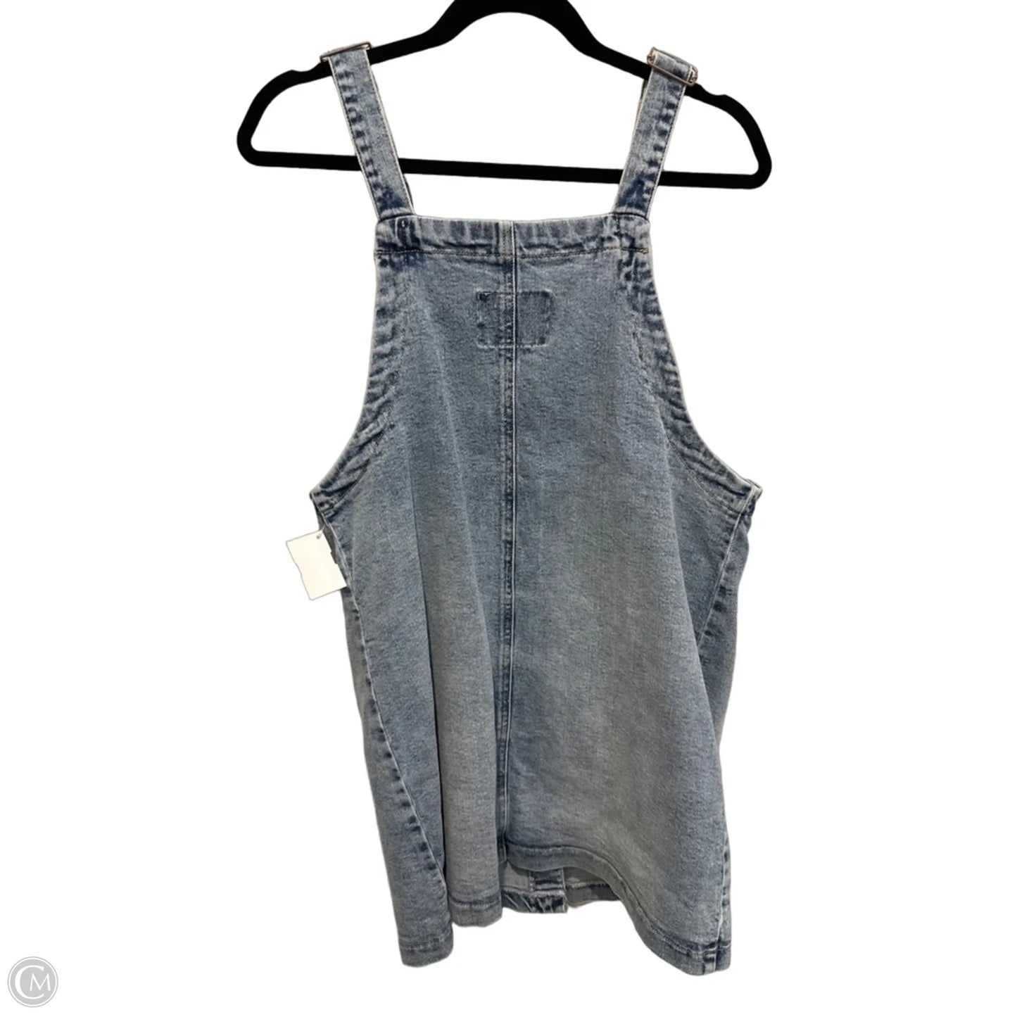 Dress Casual Short By Celebrity Pink In Blue Denim, Size: S
