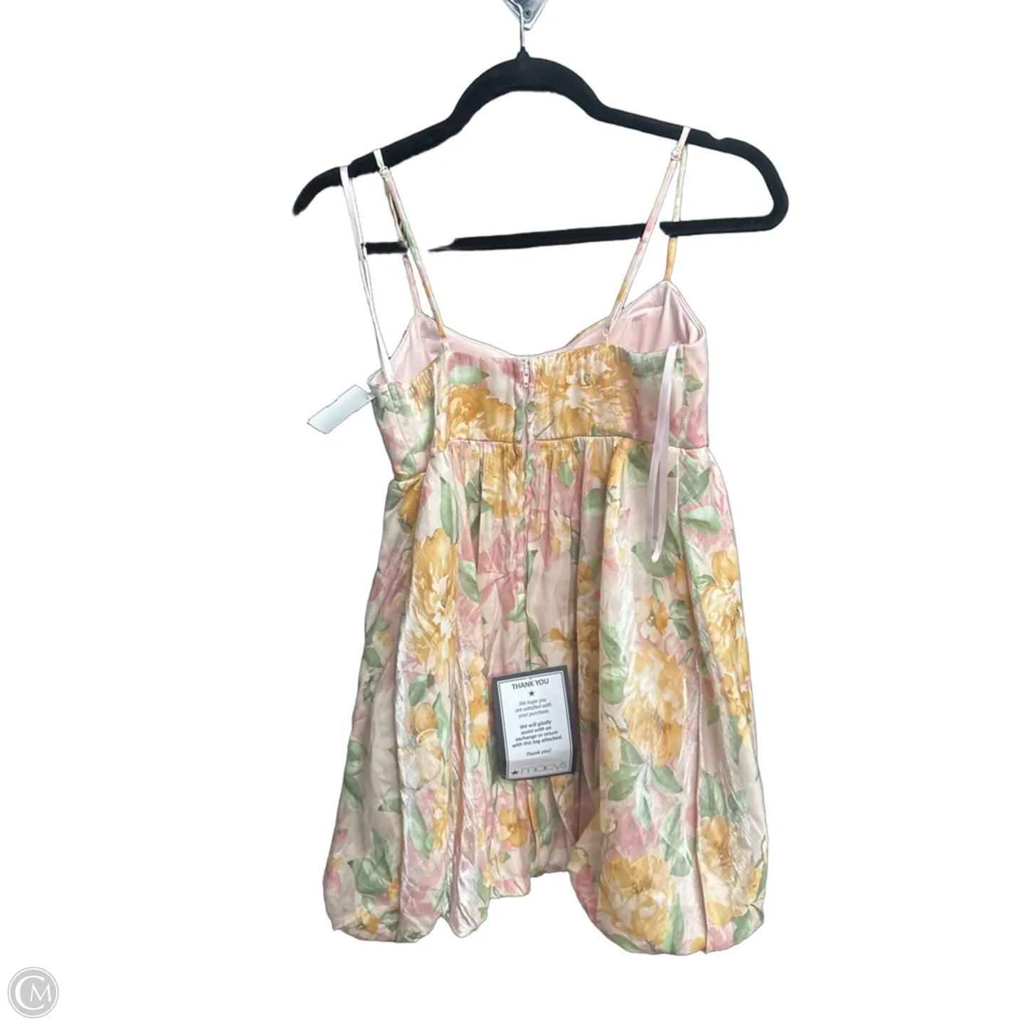 Dress Casual Short By Clothes Mentor In Green & Pink, Size: S