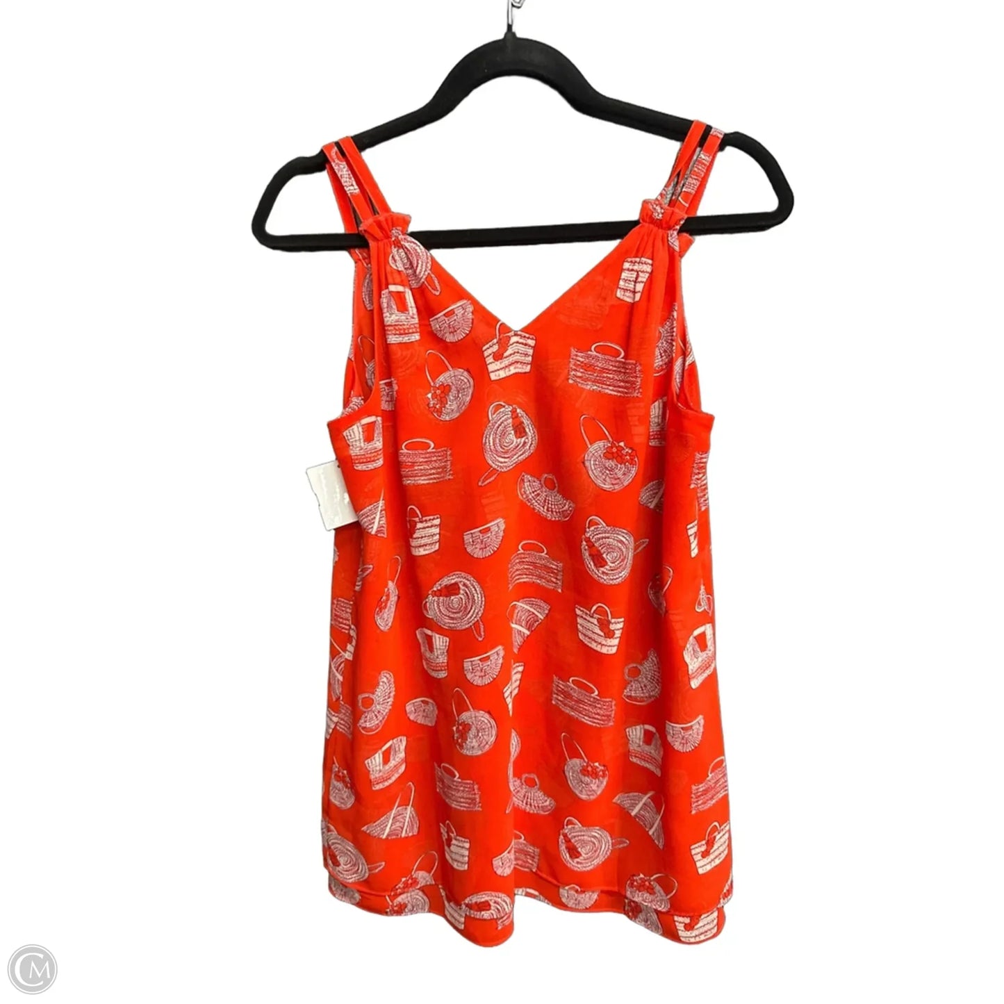 Top Sleeveless By Cabi In Red, Size: S